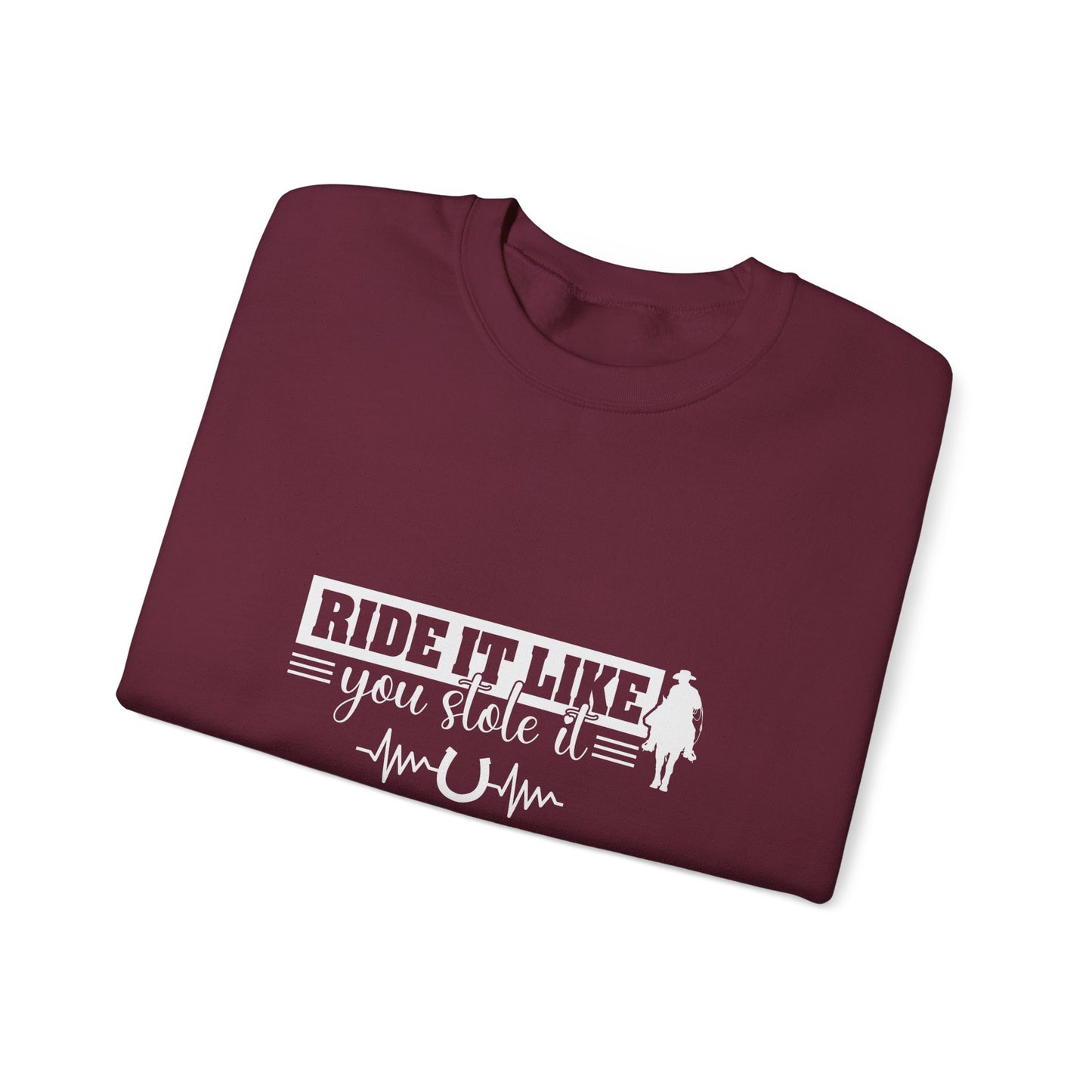 Ride it Like you Stool it Crewneck Sweatshirt