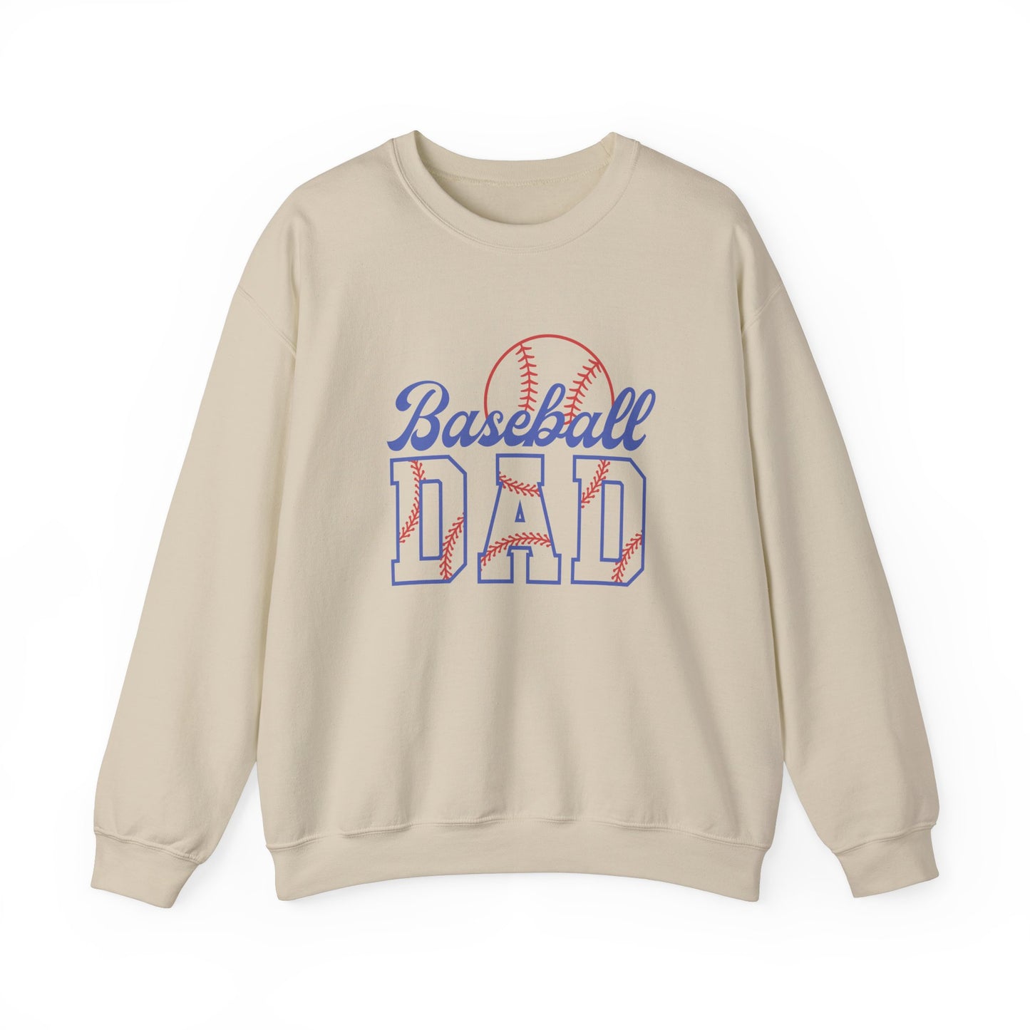 Baseball Dad Crewneck Sweatshirt - Heavy Blend™