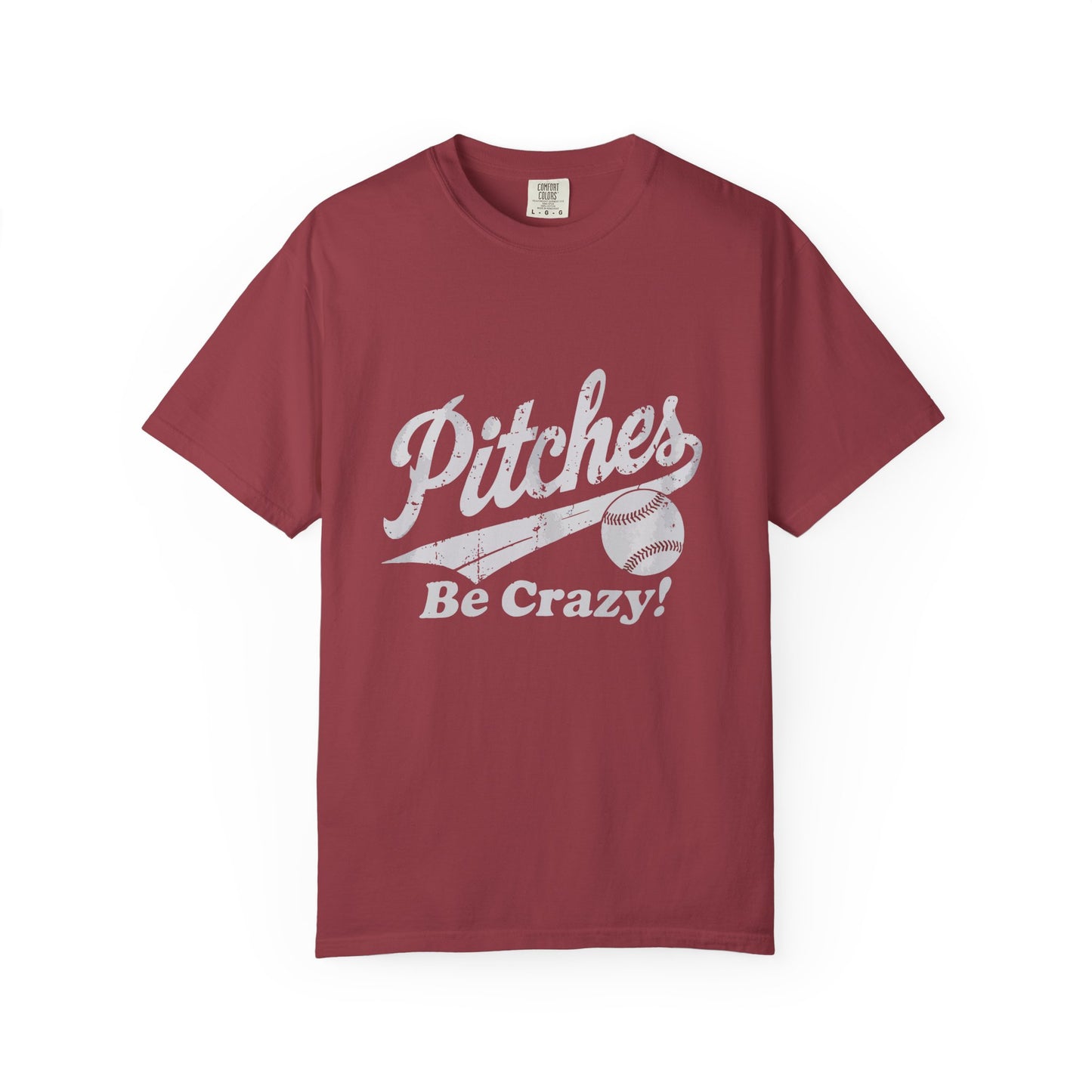 Baseball Tee Garment-Dyed T-Shirt – Pitches Be Crazy