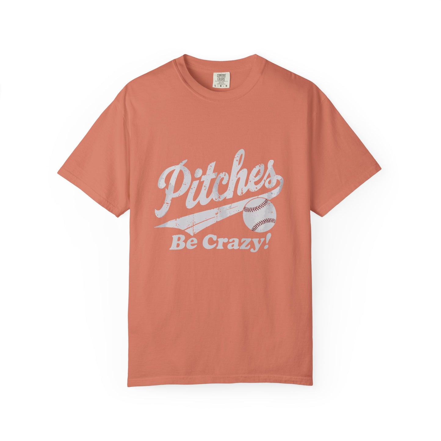Baseball Tee Garment-Dyed T-Shirt – Pitches Be Crazy