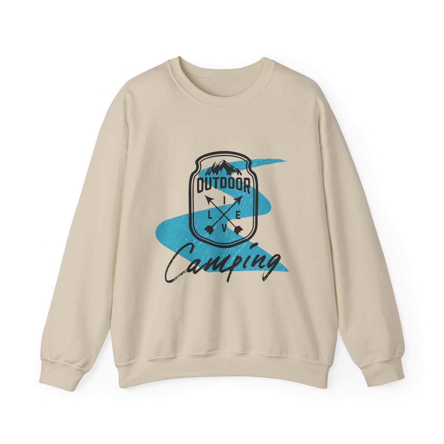 Outdoor Adventure Sweatshirt - Camping Vibes Unisex