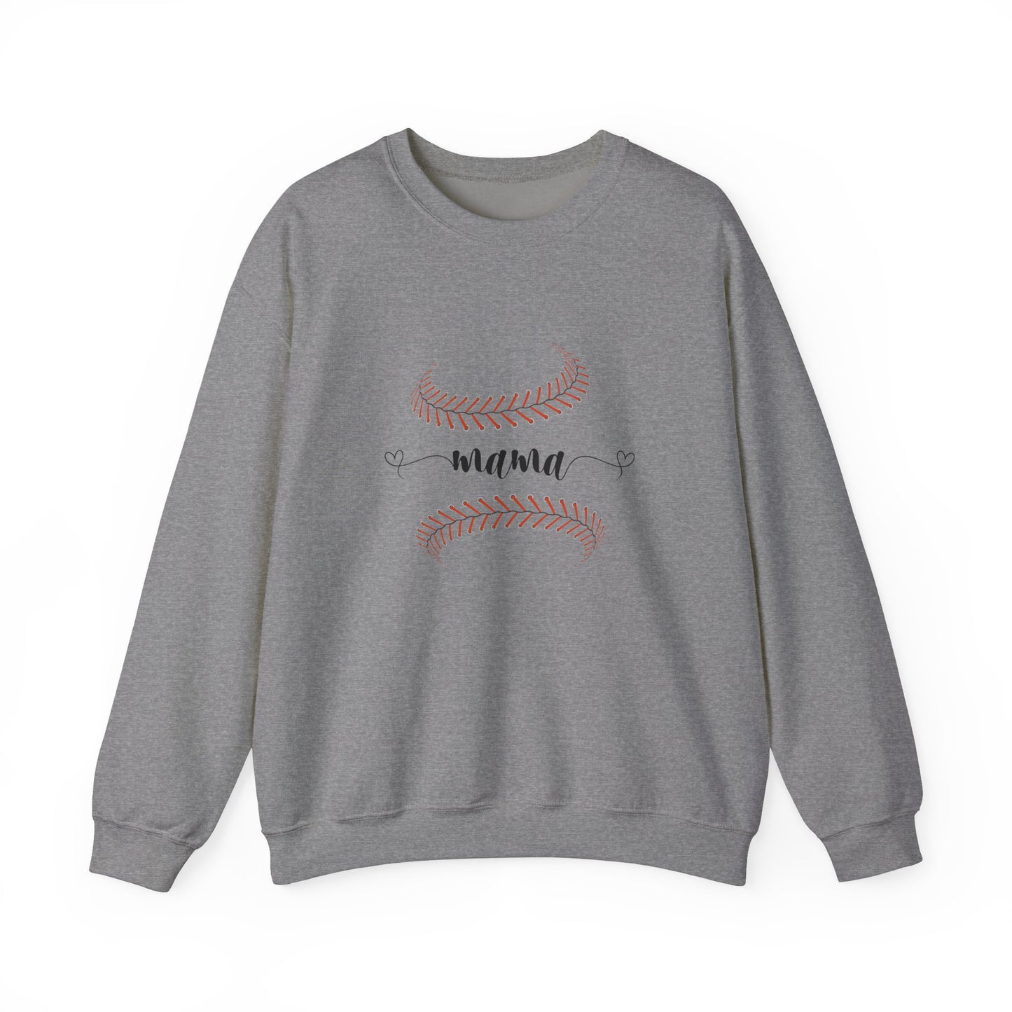 Mama Baseball Sweatshirt - Unisex Heavy Blend™ Crewneck for Sports Moms