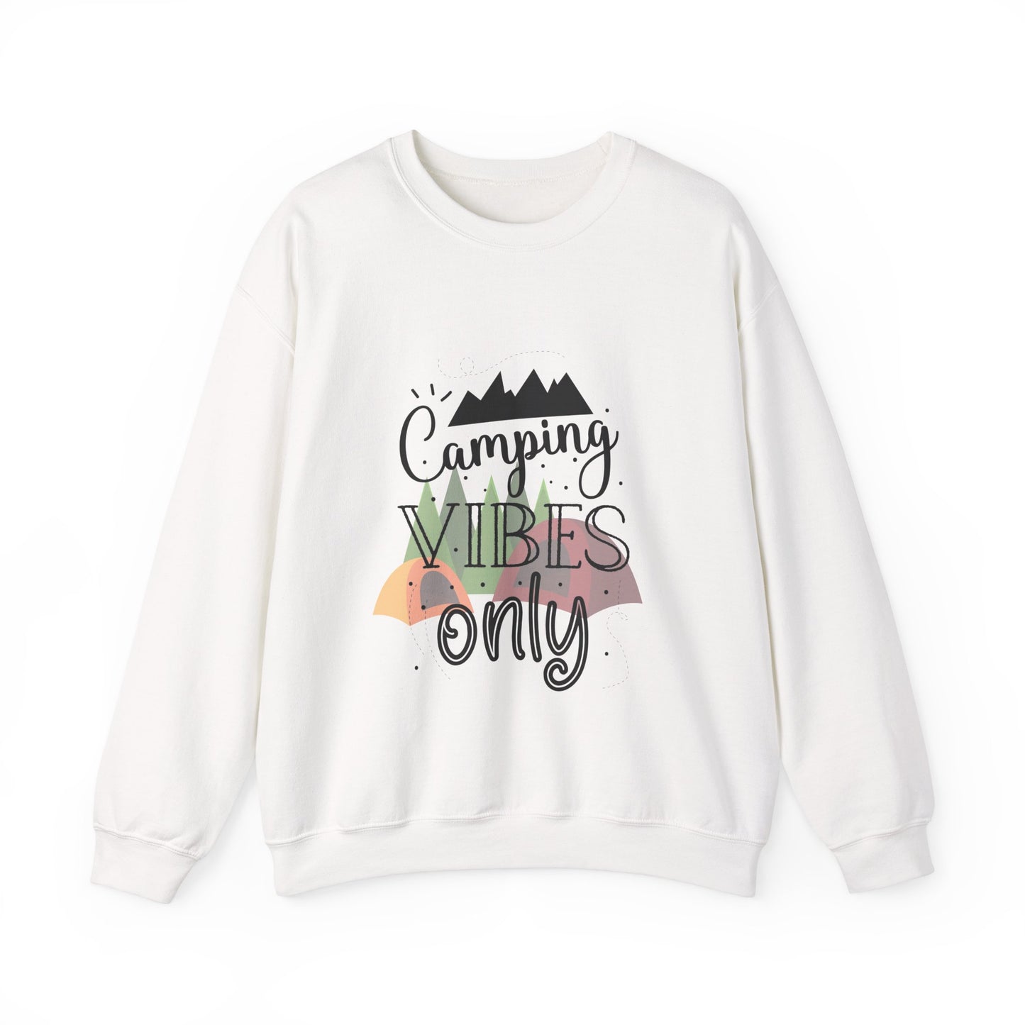 Camping Vibes Only Unisex Crewneck Sweatshirt