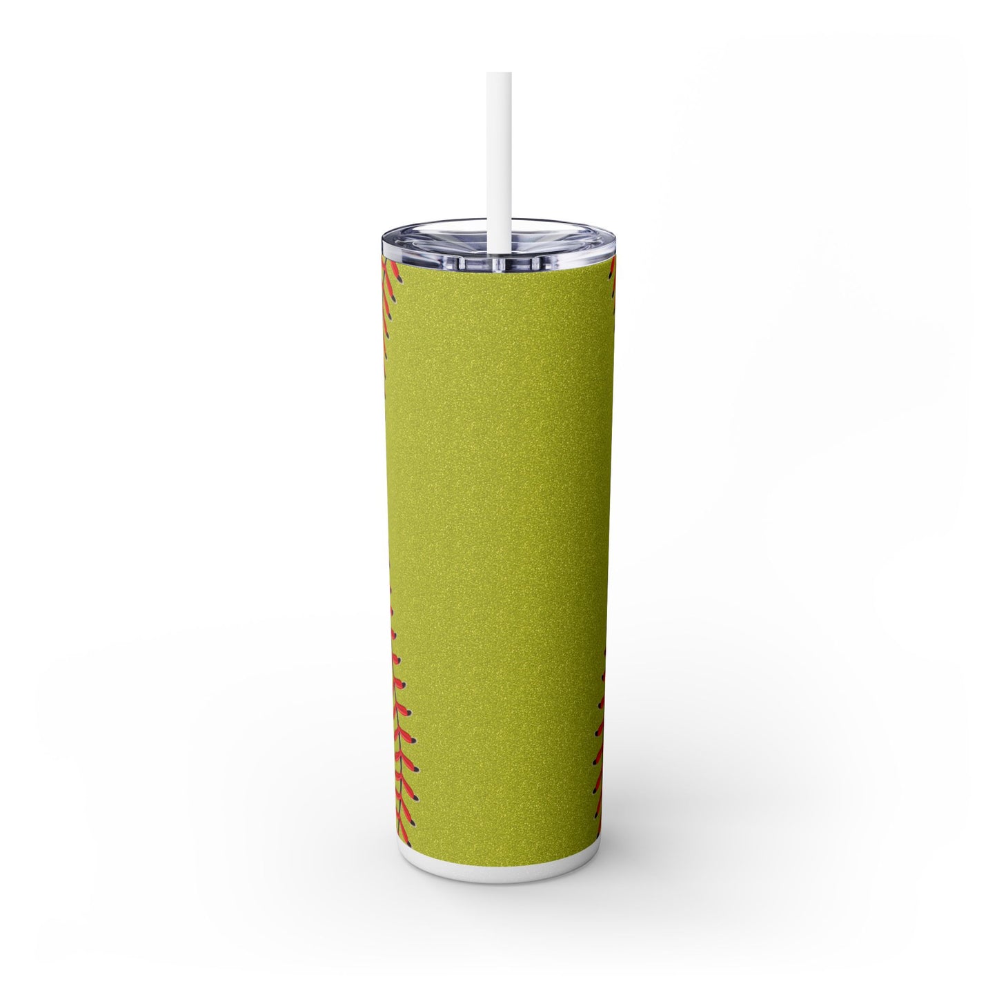 Softball Mom Skinny Tumbler with Straw - 20oz Stylish Drinkware