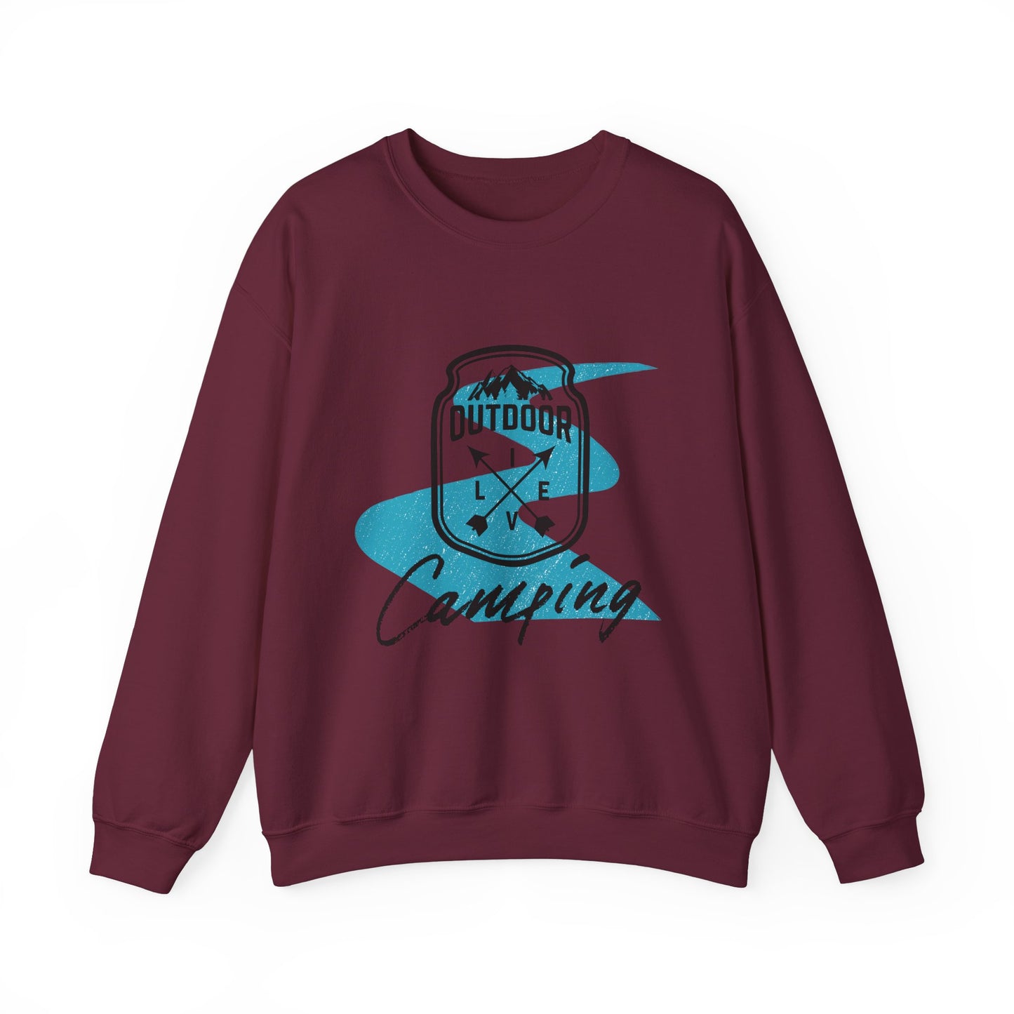 Outdoor Adventure Sweatshirt - Camping Vibes Unisex