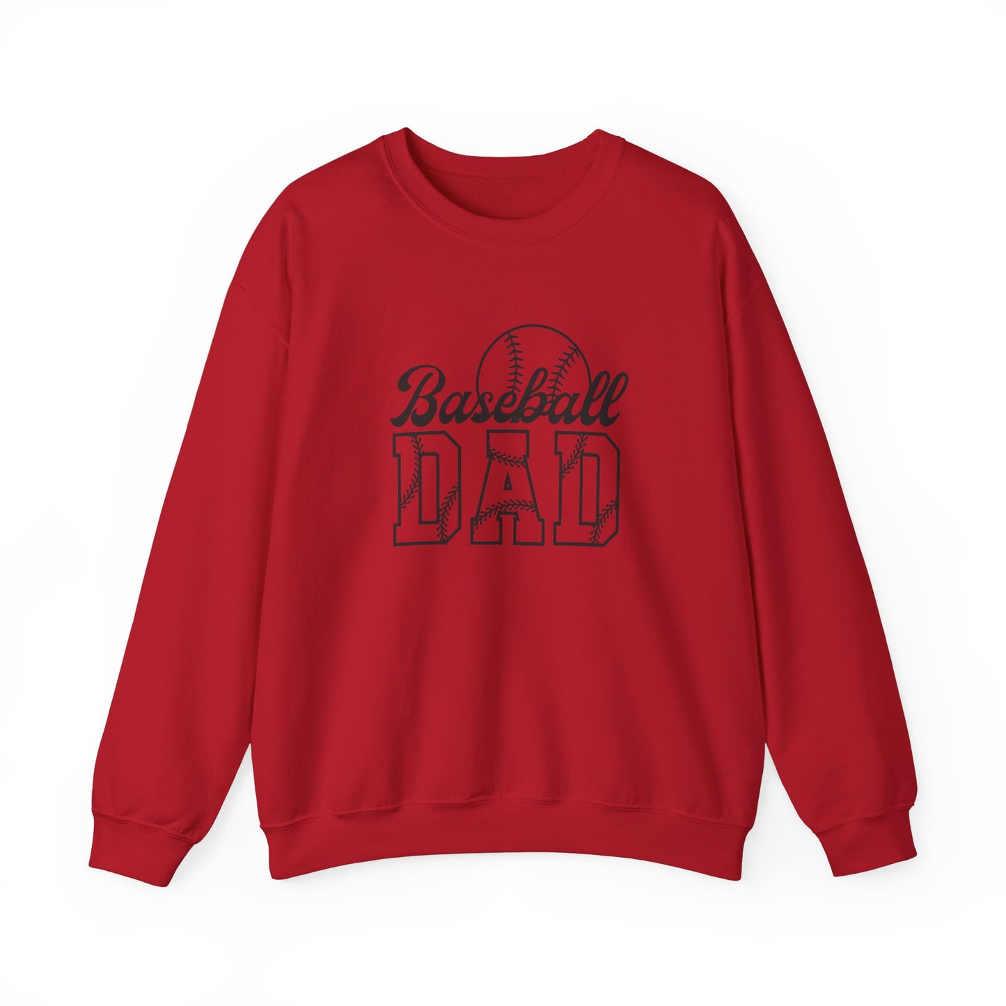 Baseball Dad Sweatshirt - Heavy Blend™ Crewneck for Sports Enthusiasts