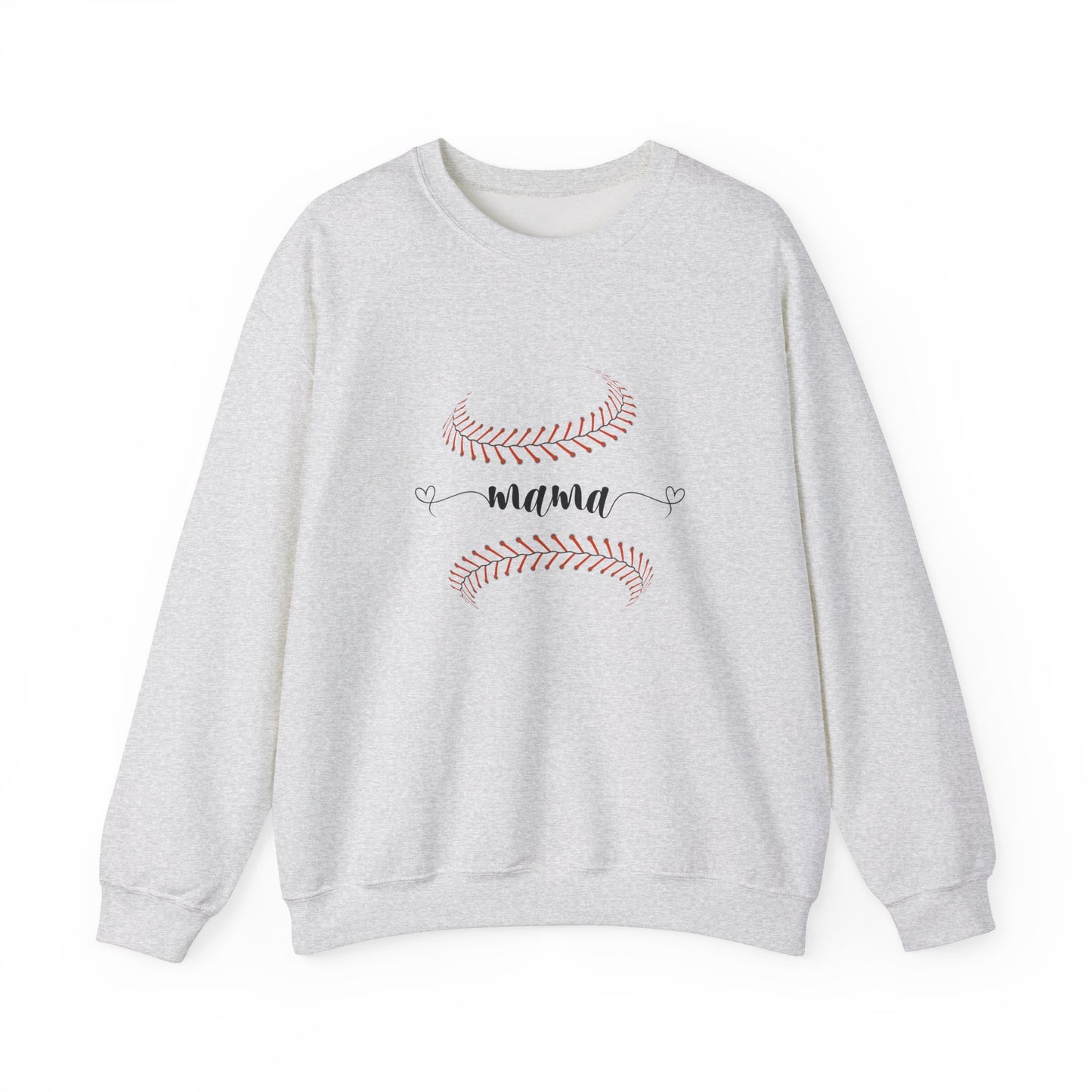 Mama Baseball Sweatshirt - Unisex Heavy Blend™ Crewneck for Sports Moms