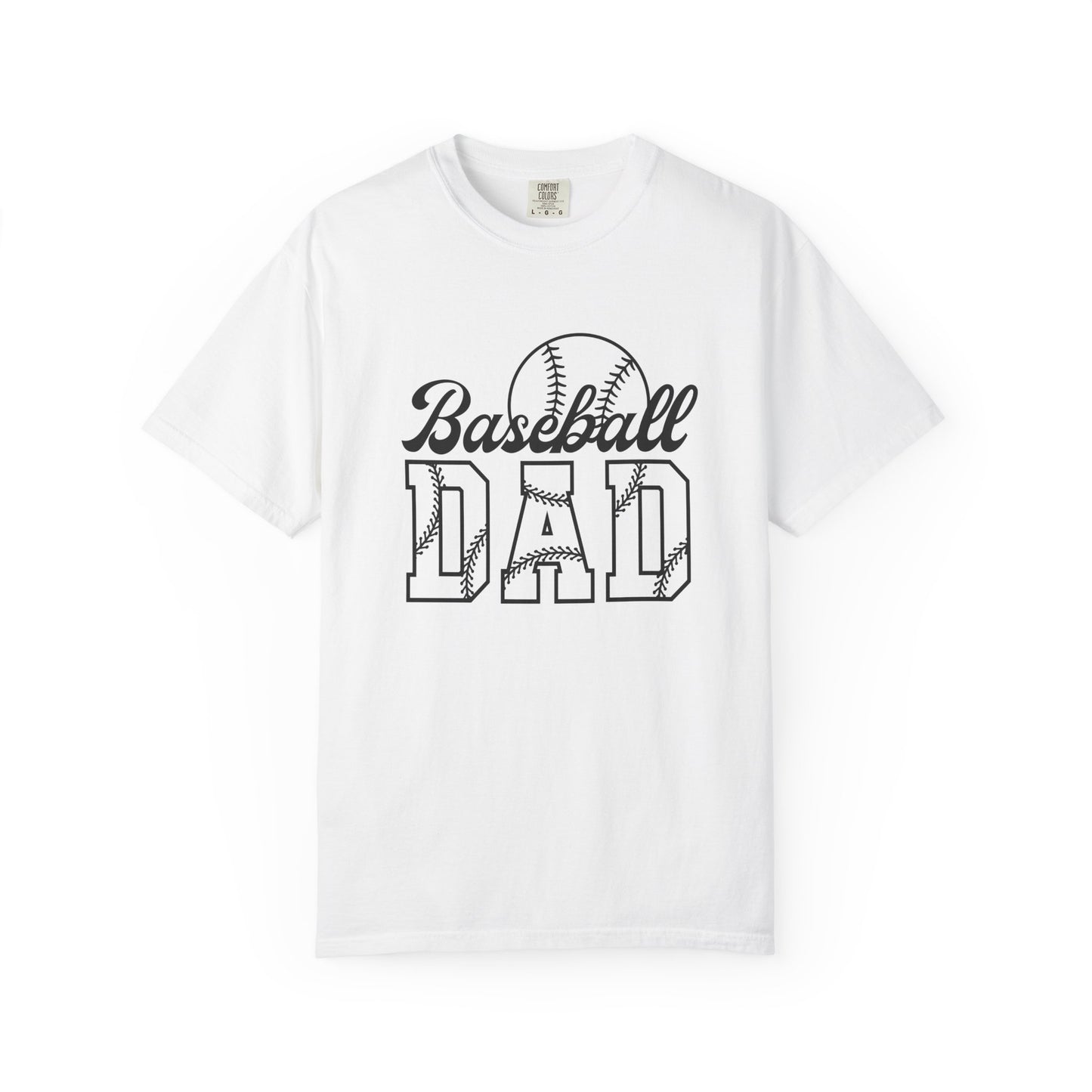 Baseball Dad T-Shirt - Unisex Garment-Dyed Tee for Sports Enthusiasts