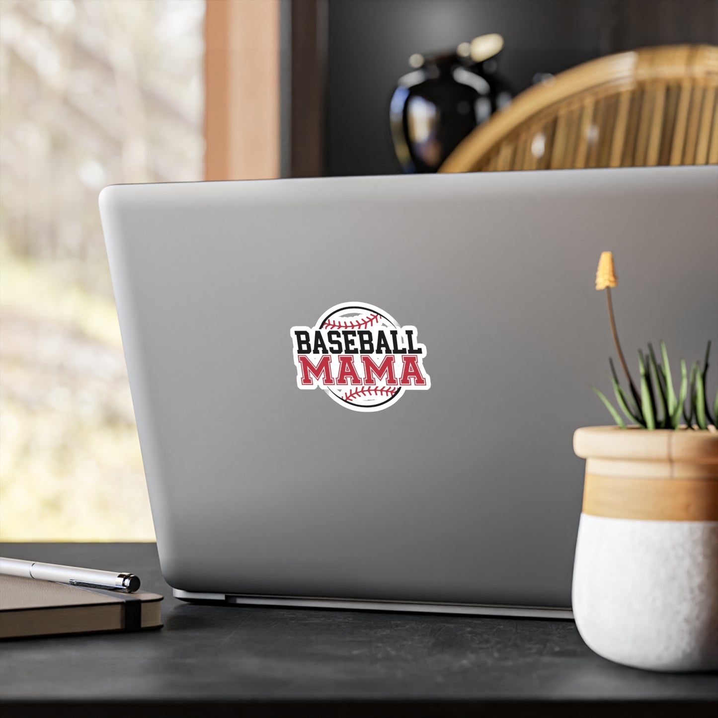 Baseball Mama Vinyl Stickers - Perfect for Sporty Moms!
