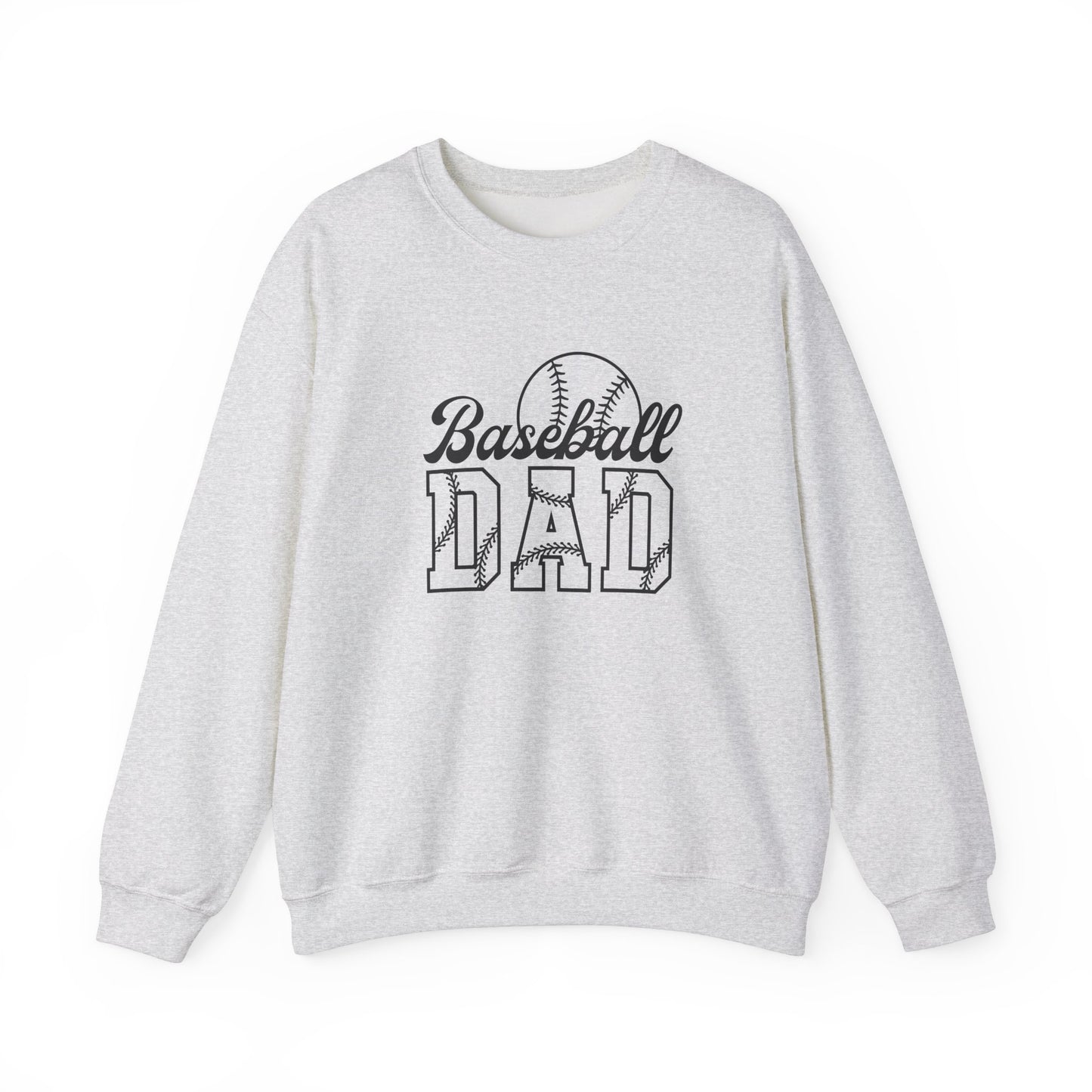 Baseball Dad Sweatshirt - Heavy Blend™ Crewneck for Sports Enthusiasts