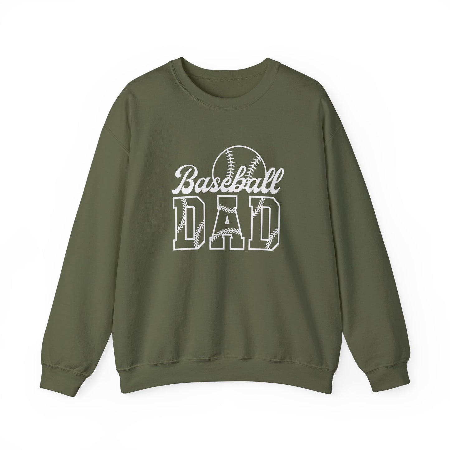 Baseball Dad Crewneck Sweatshirt | Perfect Gift for Father's Day or Sports Fans