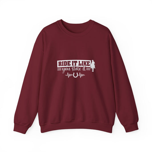 Ride it Like you Stool it Crewneck Sweatshirt