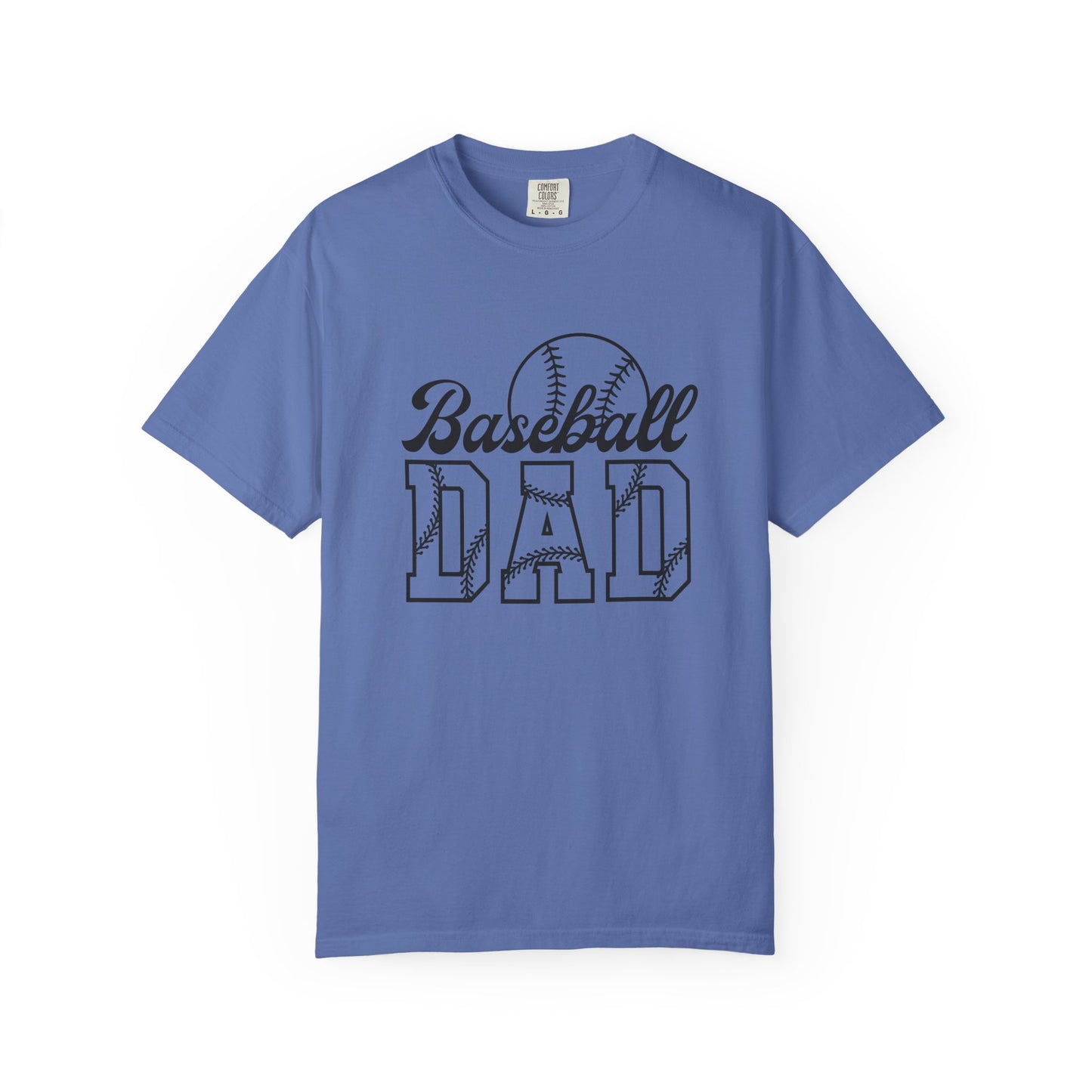 Baseball Dad T-Shirt - Unisex Garment-Dyed Tee for Sports Enthusiasts
