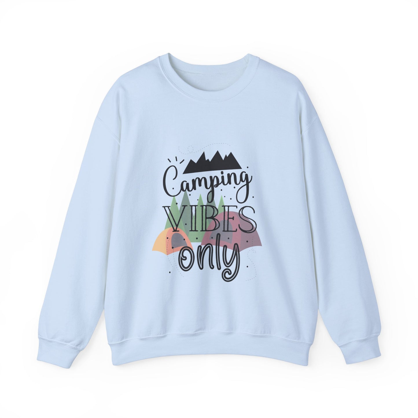 Camping Vibes Only Unisex Crewneck Sweatshirt