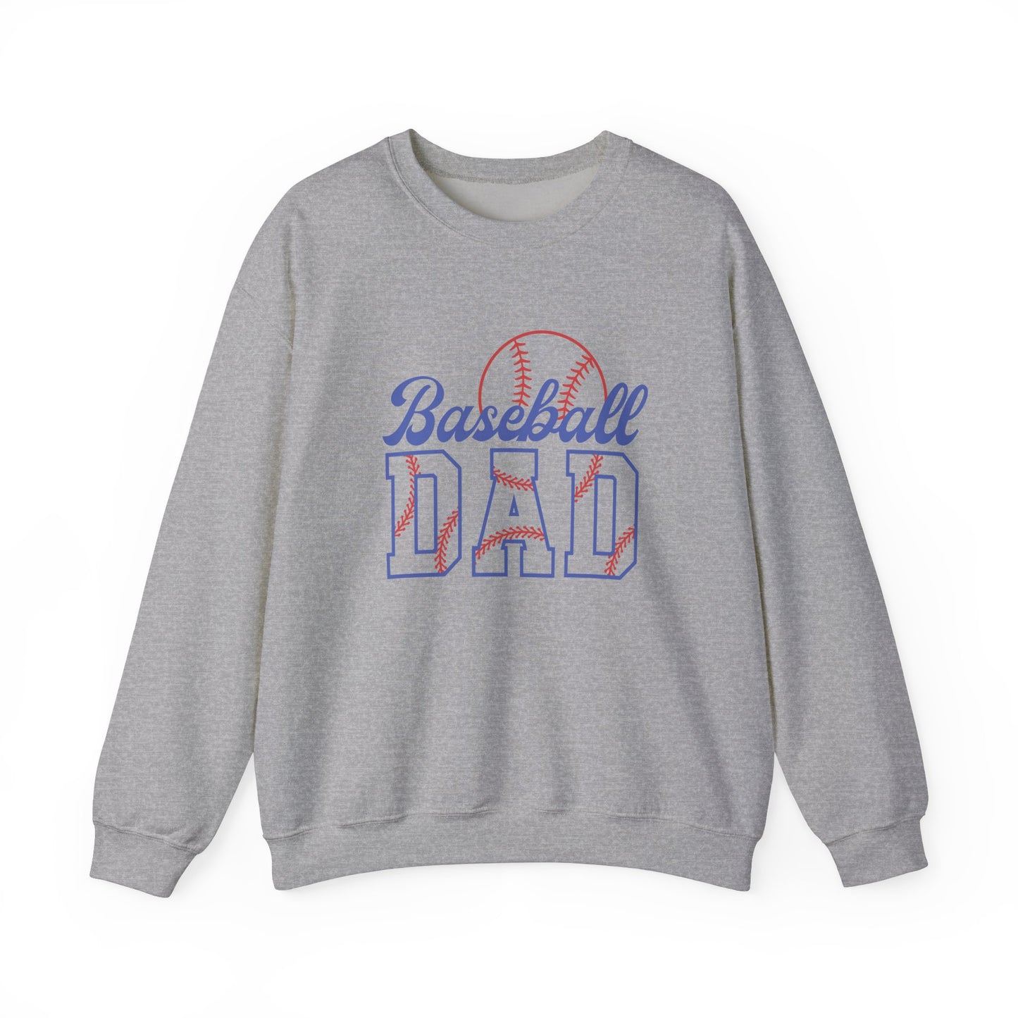 Baseball Dad Crewneck Sweatshirt - Heavy Blend™