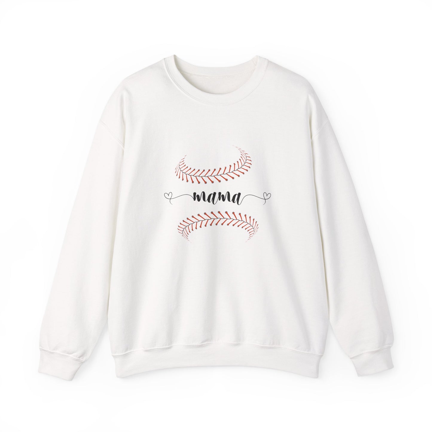 Mama Baseball Sweatshirt - Unisex Heavy Blend™ Crewneck for Sports Moms