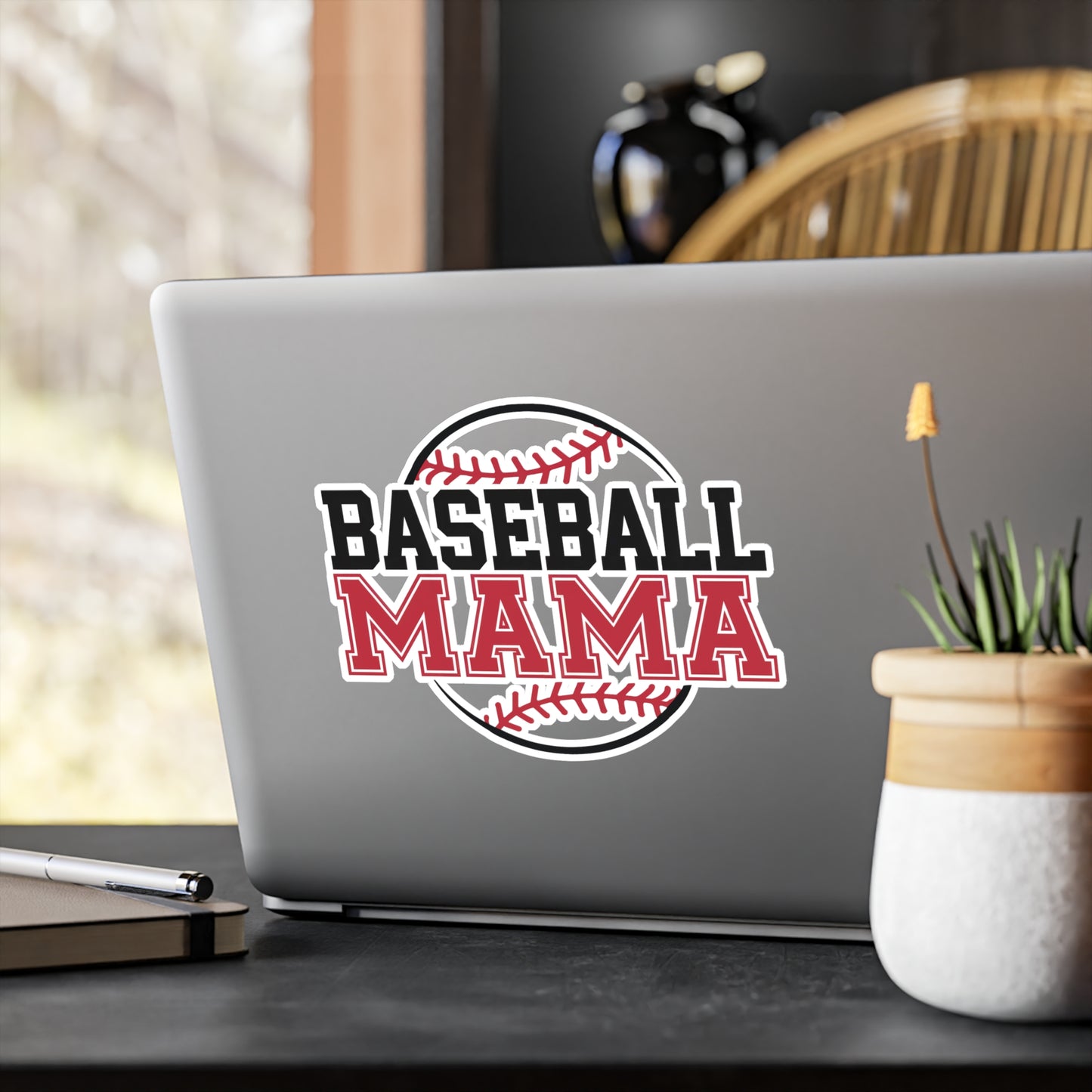 Baseball Mama Vinyl Stickers - Perfect for Sporty Moms!