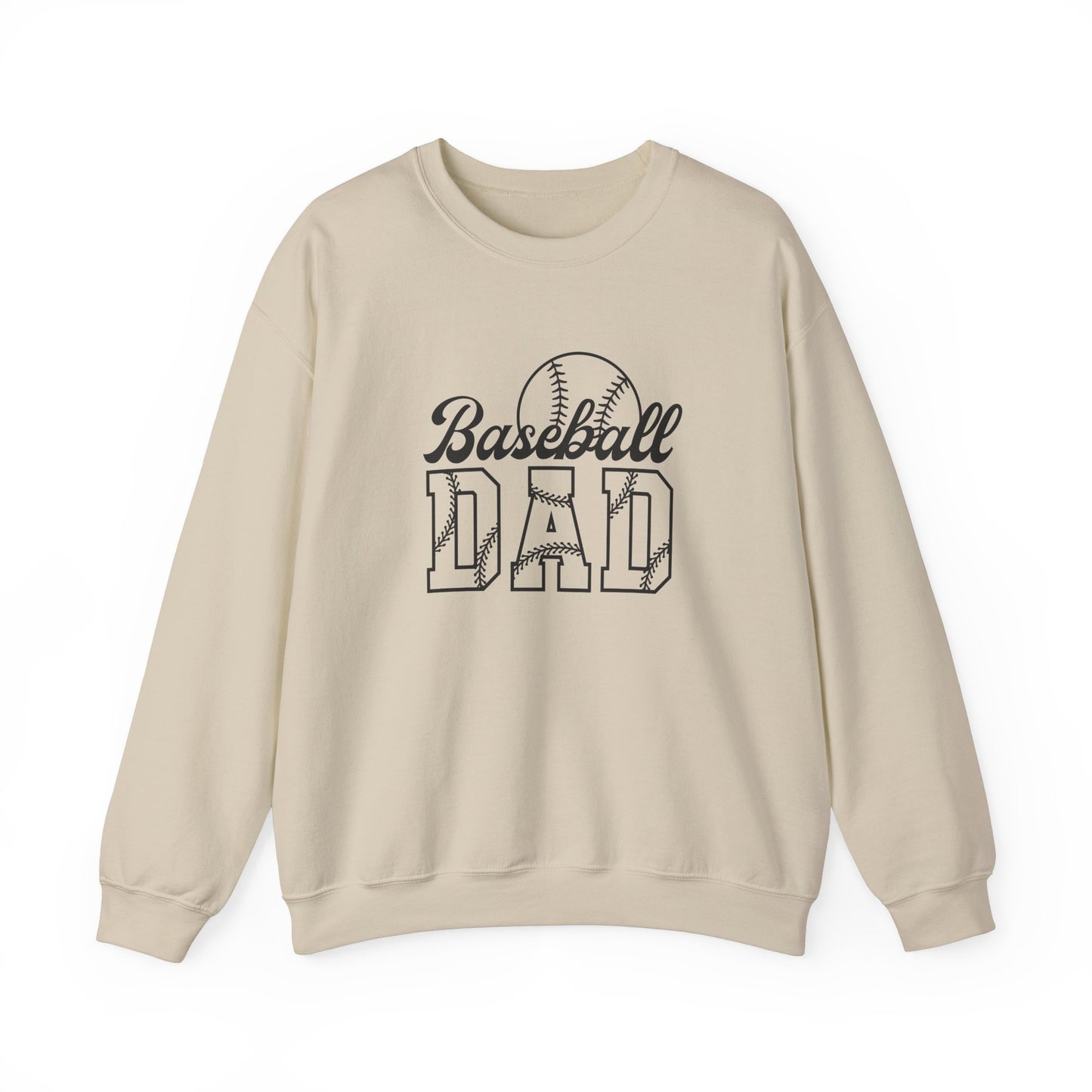 Baseball Dad Sweatshirt - Heavy Blend™ Crewneck for Sports Enthusiasts