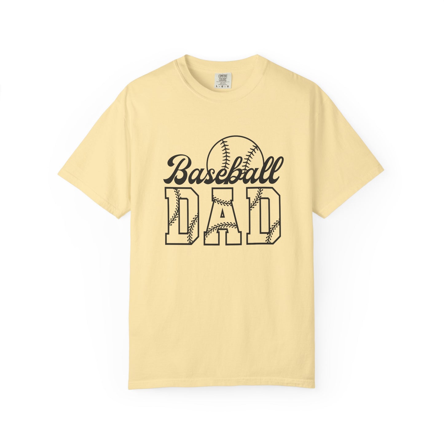 Baseball Dad T-Shirt - Unisex Garment-Dyed Tee for Sports Enthusiasts