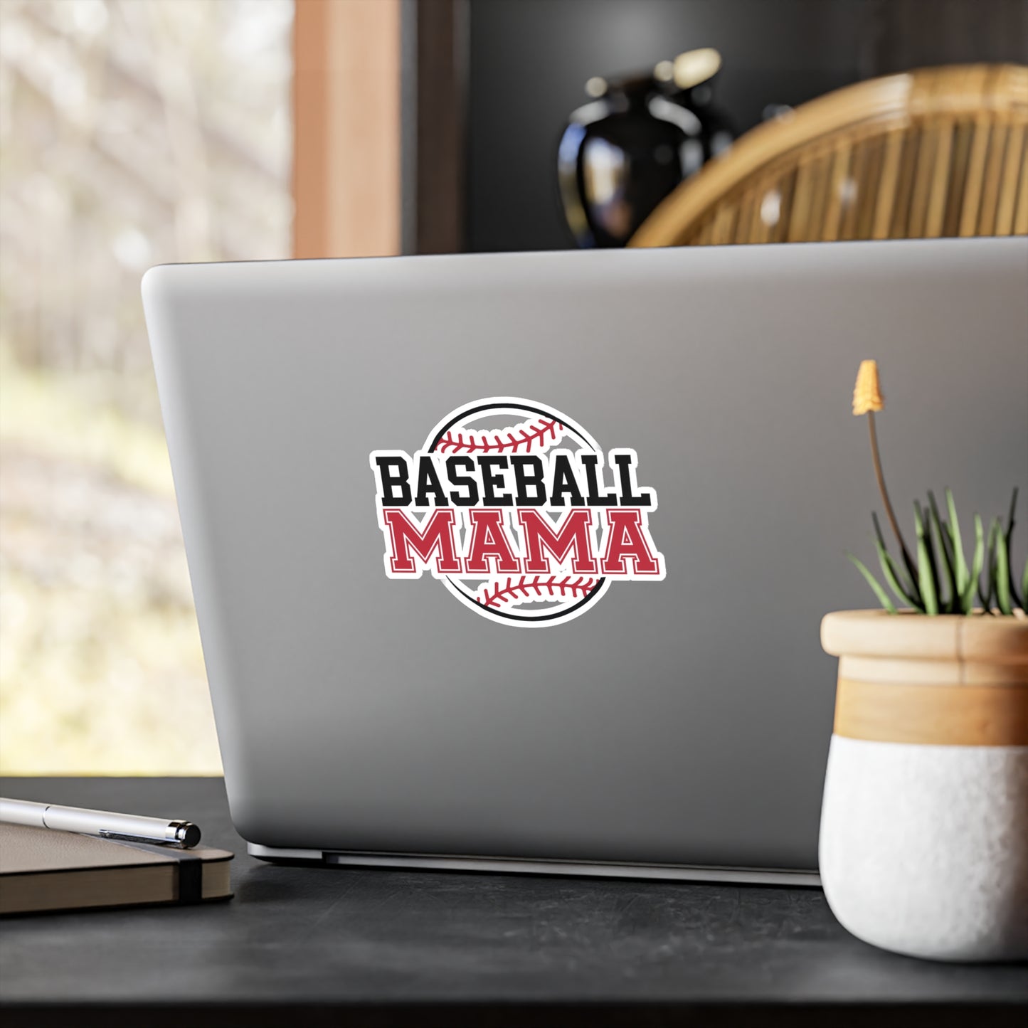 Baseball Mama Vinyl Stickers - Perfect for Sporty Moms!