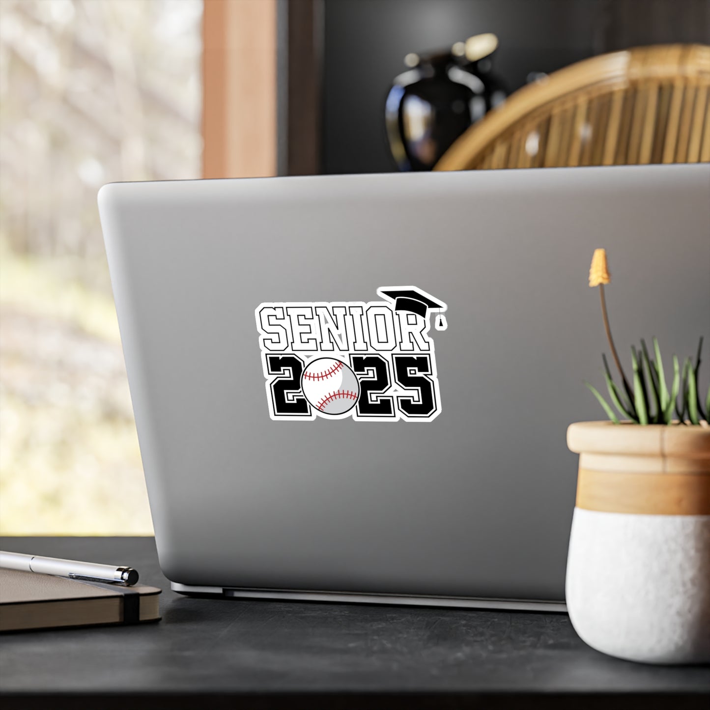 2025 Senior Baseball Kiss-Cut Stickers - Perfect for Graduation and Celebrations!