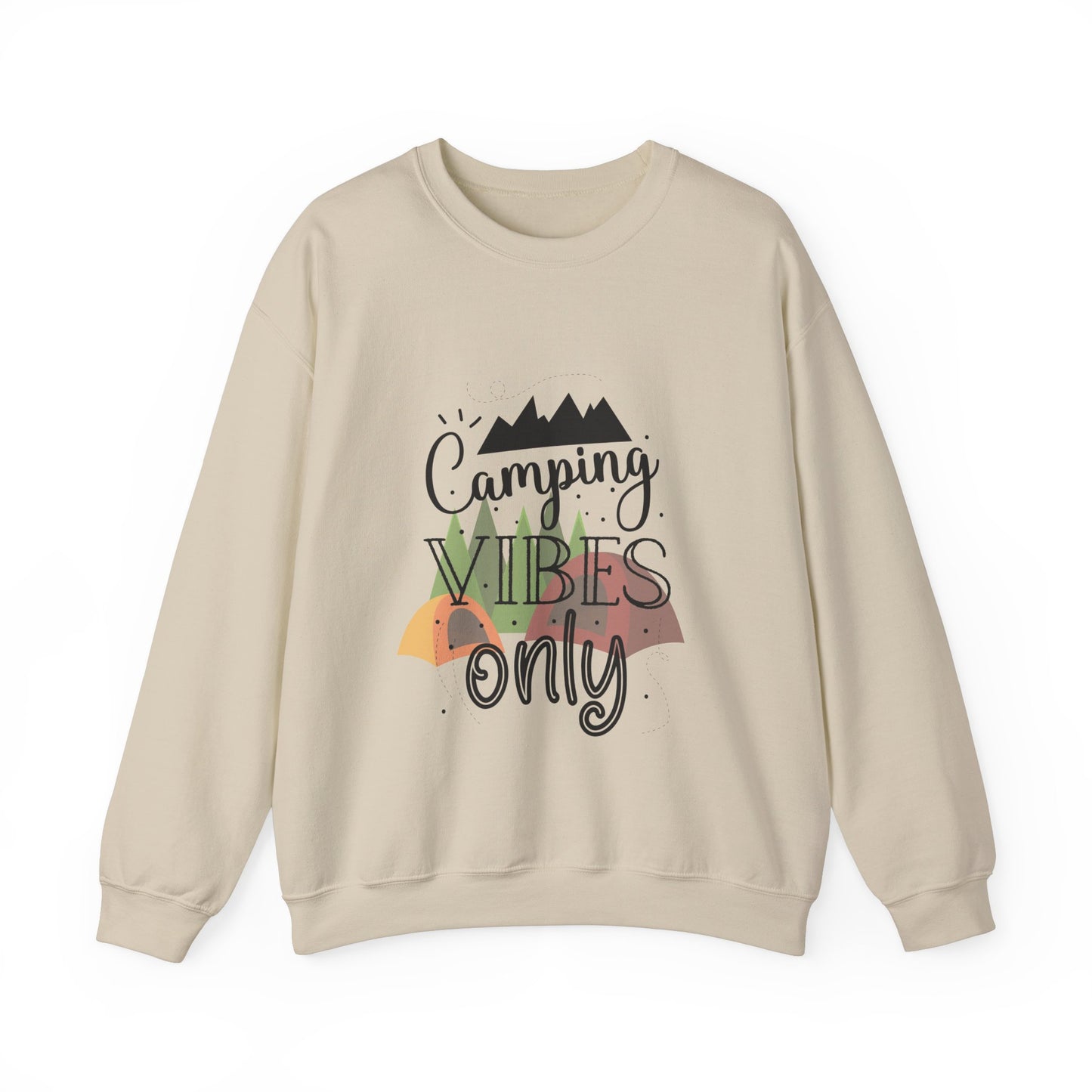 Camping Vibes Only Unisex Crewneck Sweatshirt