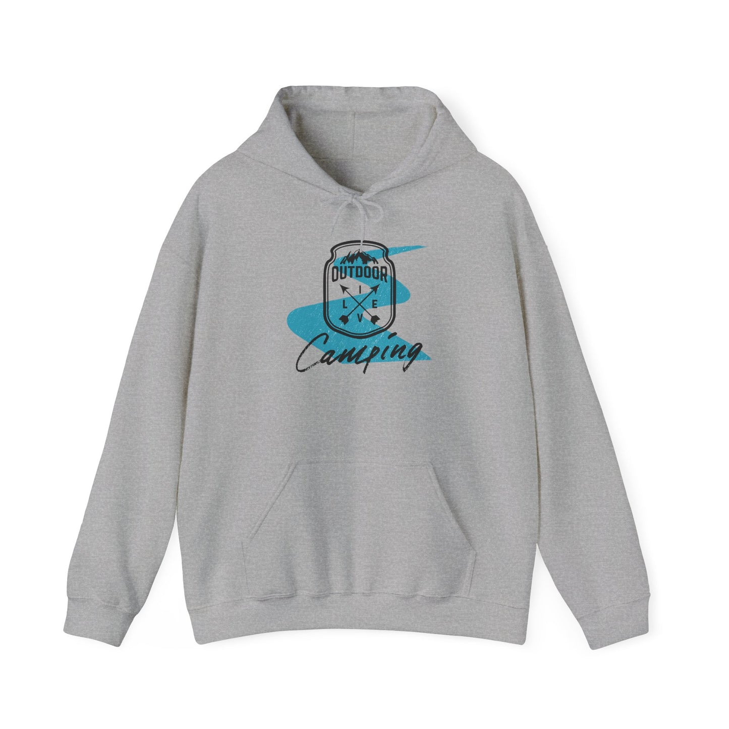 Camping Vibes Unisex Hoodie - Outdoor Adventure Sweatshirt