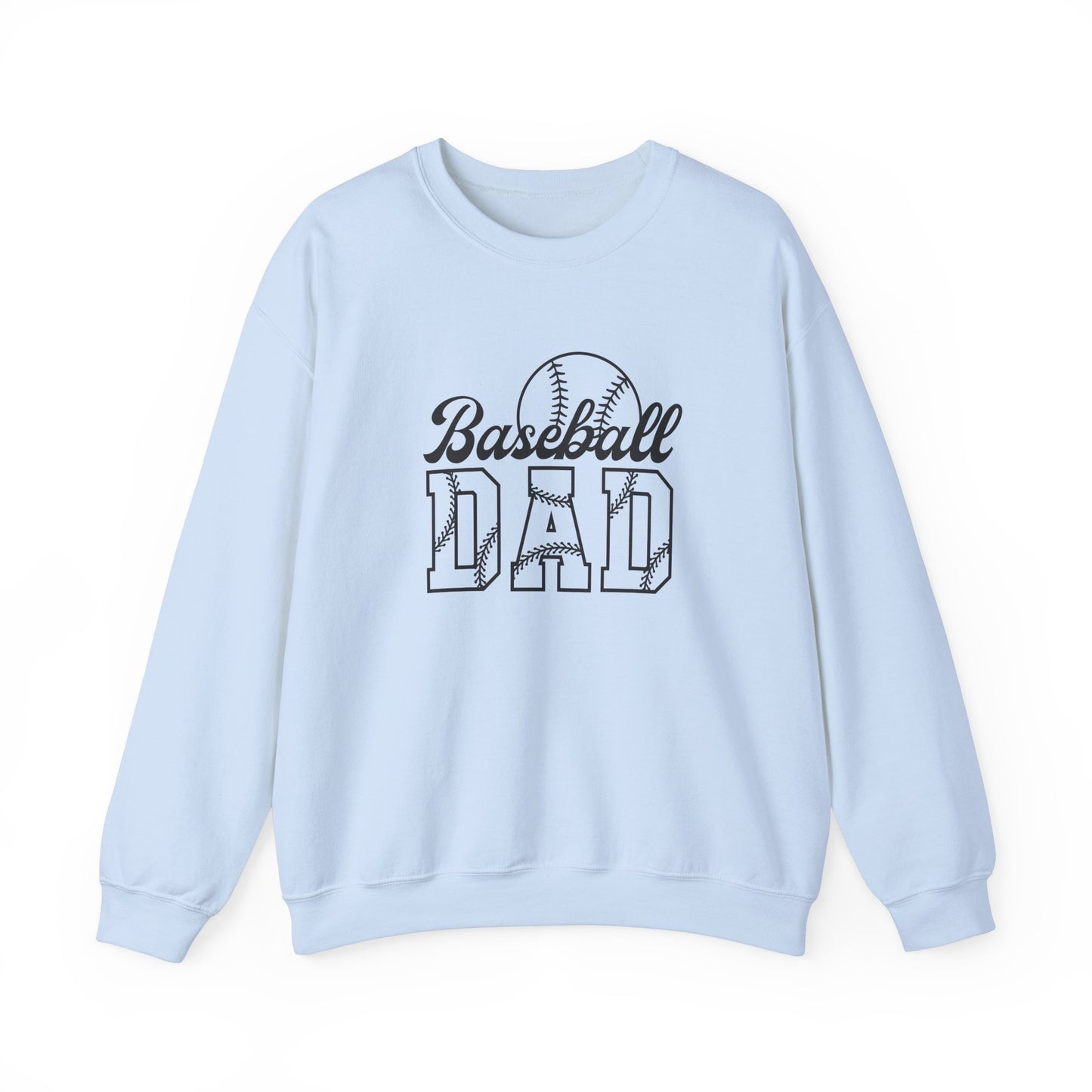 Baseball Dad Sweatshirt - Heavy Blend™ Crewneck for Sports Enthusiasts