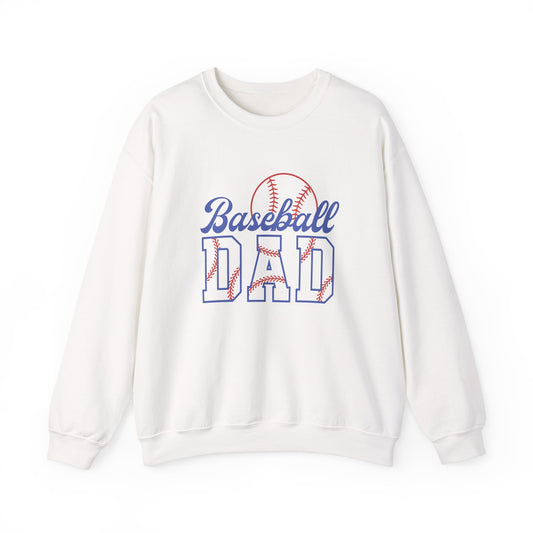 Baseball Dad Crewneck Sweatshirt - Heavy Blend™