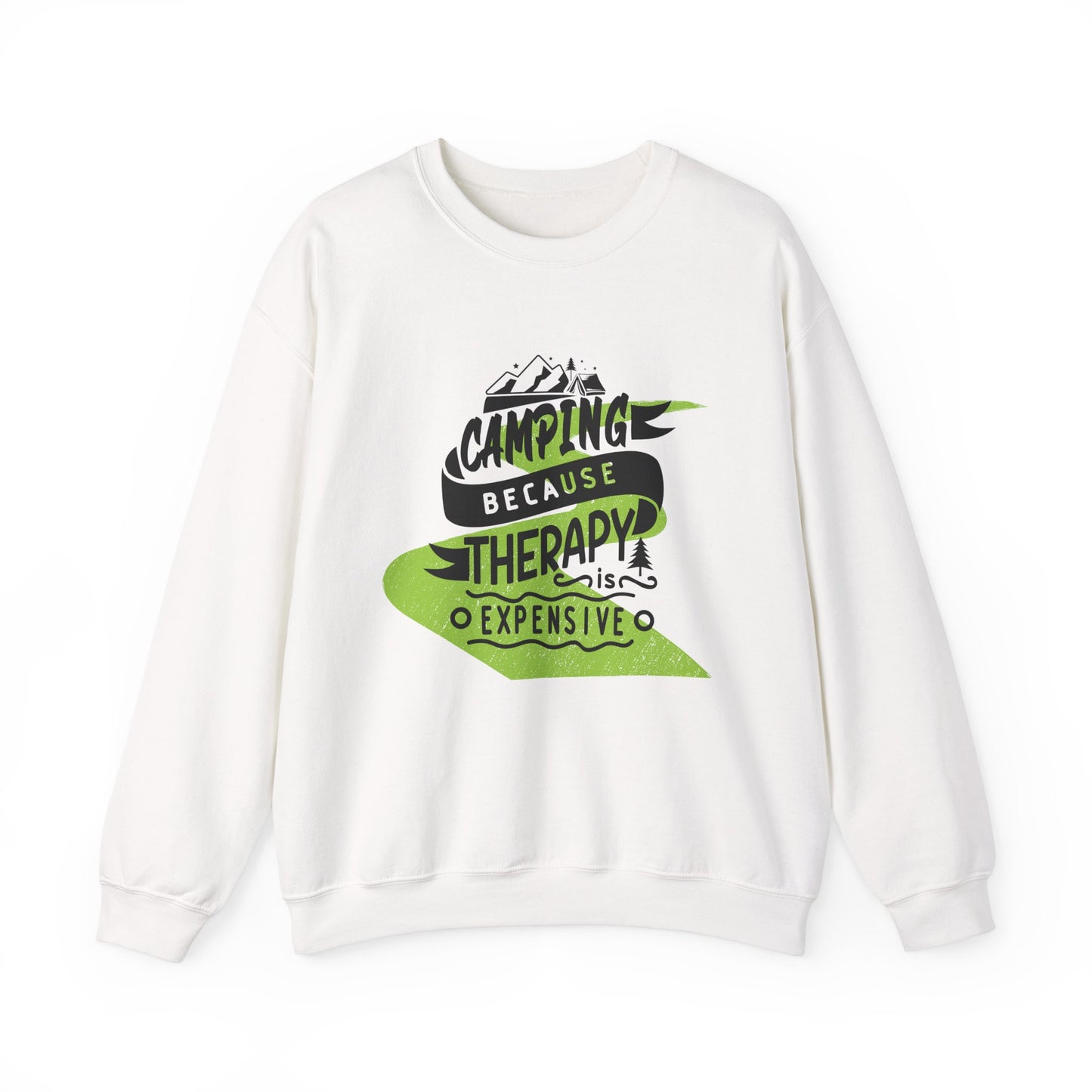Camping Therapy Unisex Crewneck Sweatshirt