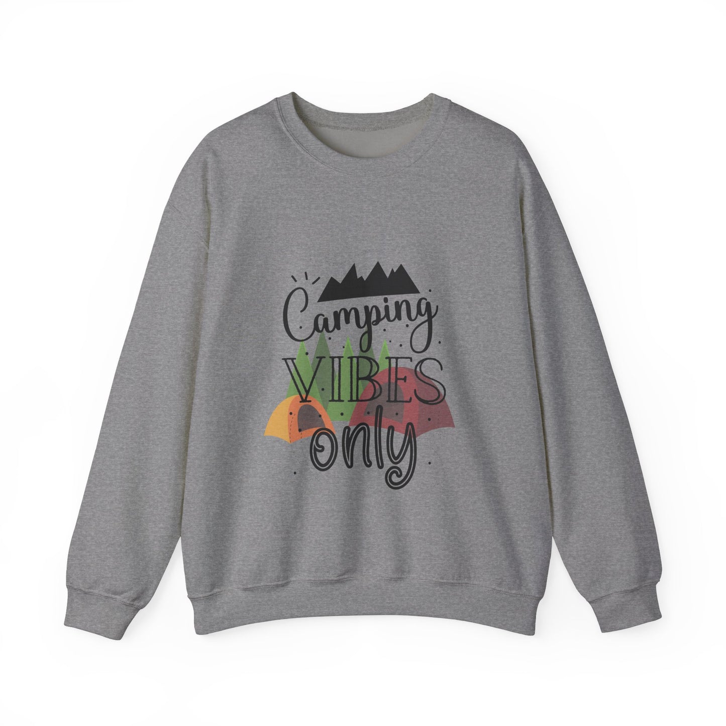 Camping Vibes Only Unisex Crewneck Sweatshirt