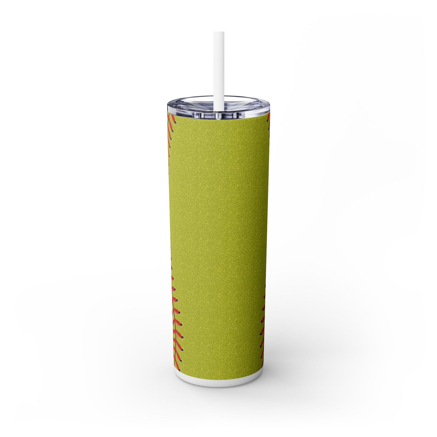 Softball Mom Skinny Tumbler with Straw - 20oz Stylish Drinkware