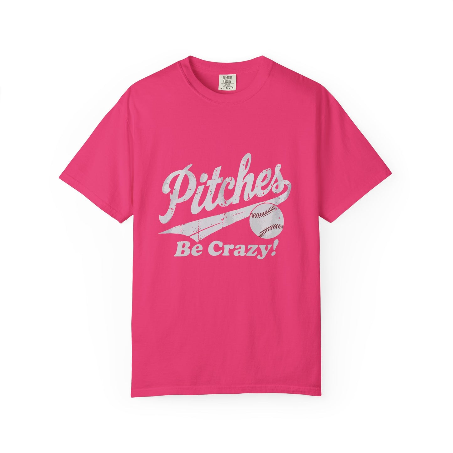 Baseball Tee Garment-Dyed T-Shirt – Pitches Be Crazy