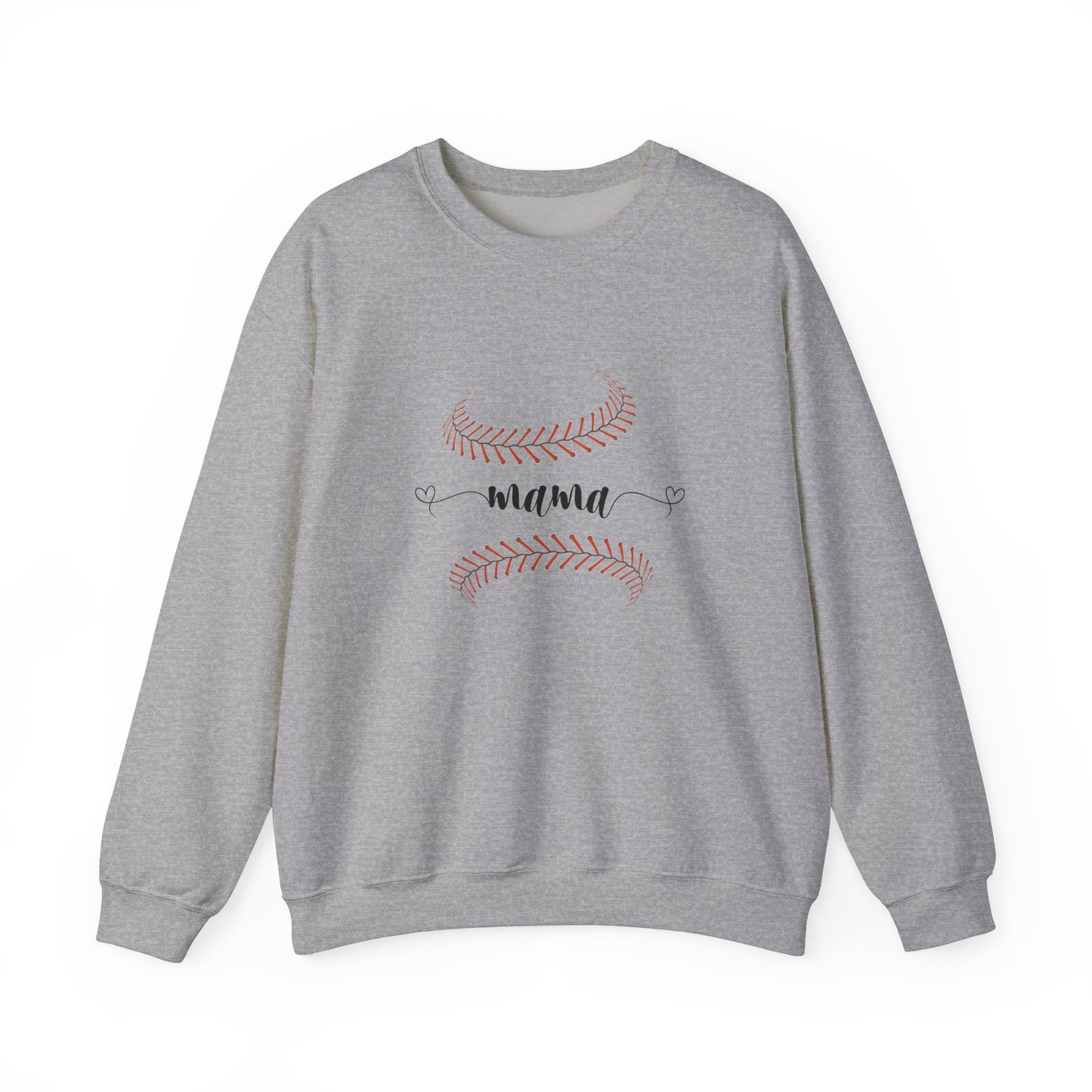 Mama Baseball Sweatshirt - Unisex Heavy Blend™ Crewneck for Sports Moms