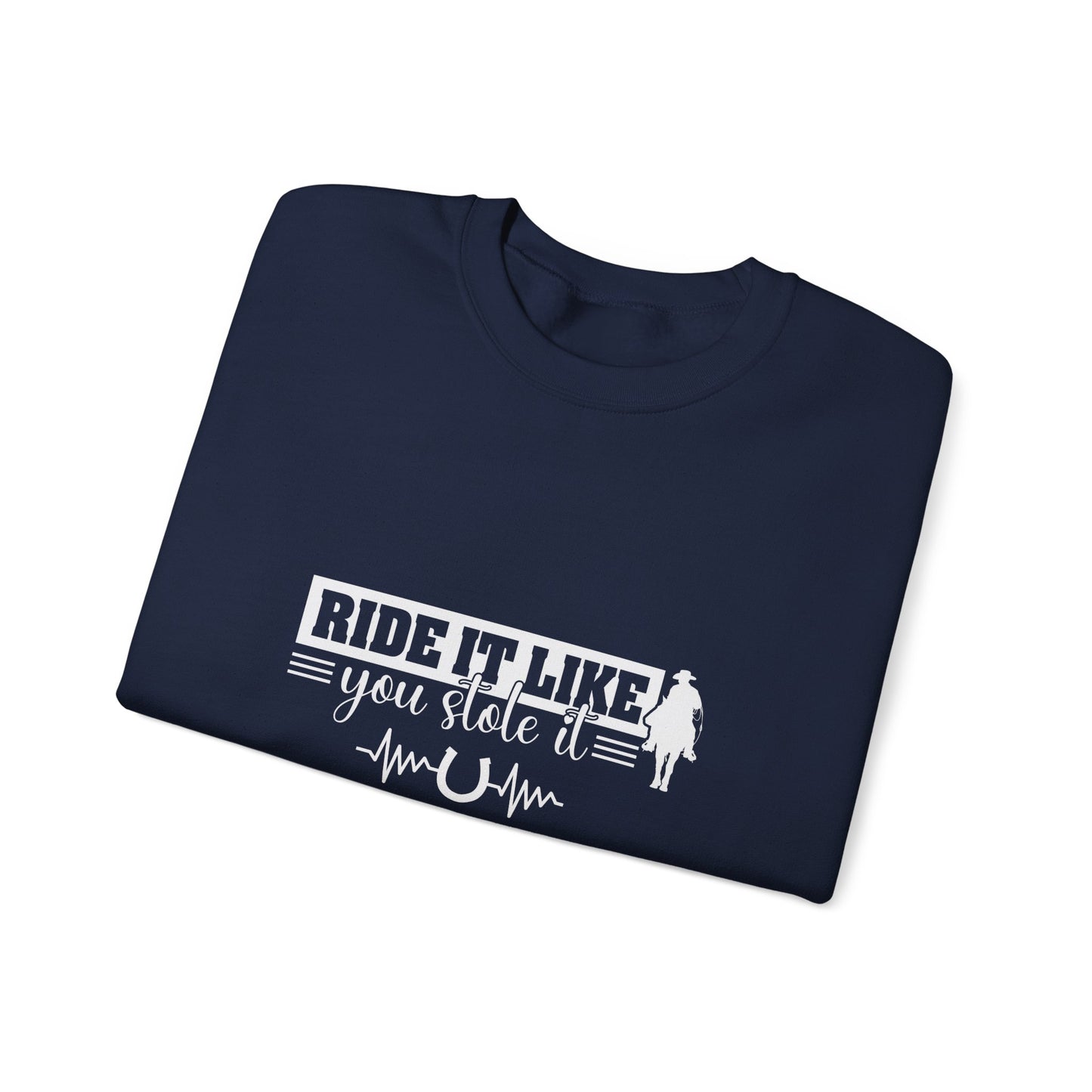 Ride it Like you Stool it Crewneck Sweatshirt