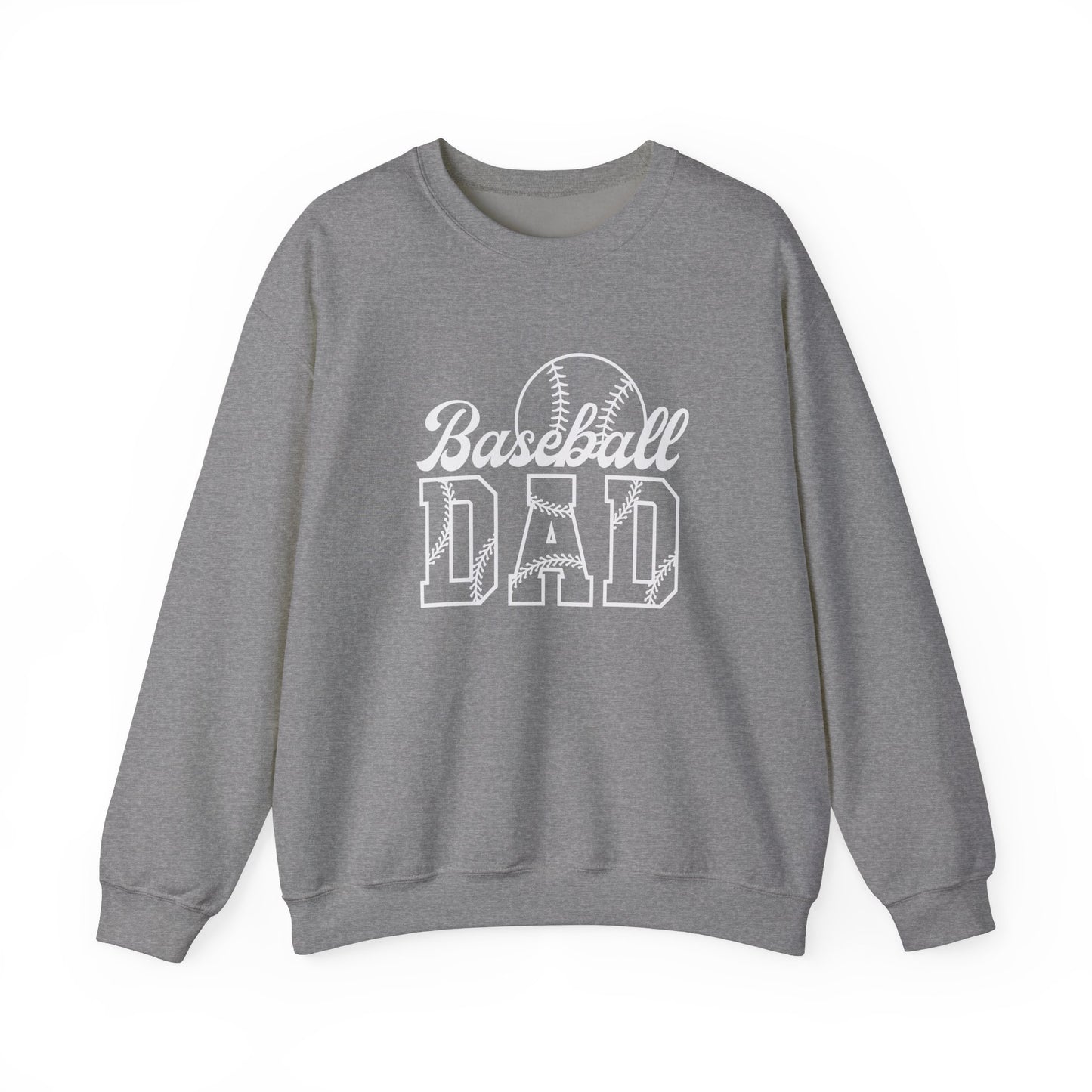 Baseball Dad Crewneck Sweatshirt | Perfect Gift for Father's Day or Sports Fans
