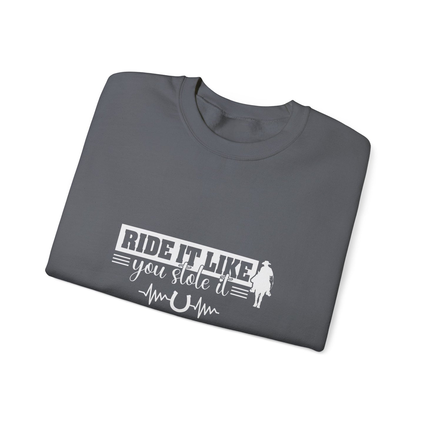 Ride it Like you Stool it Crewneck Sweatshirt