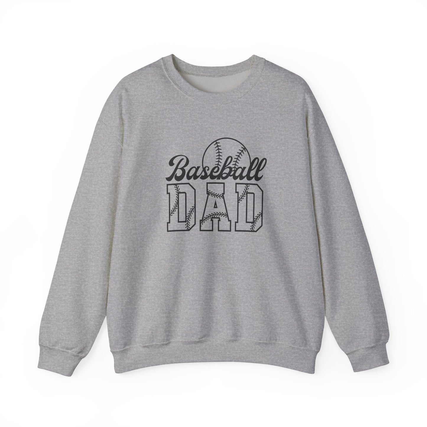 Baseball Dad Sweatshirt - Heavy Blend™ Crewneck for Sports Enthusiasts