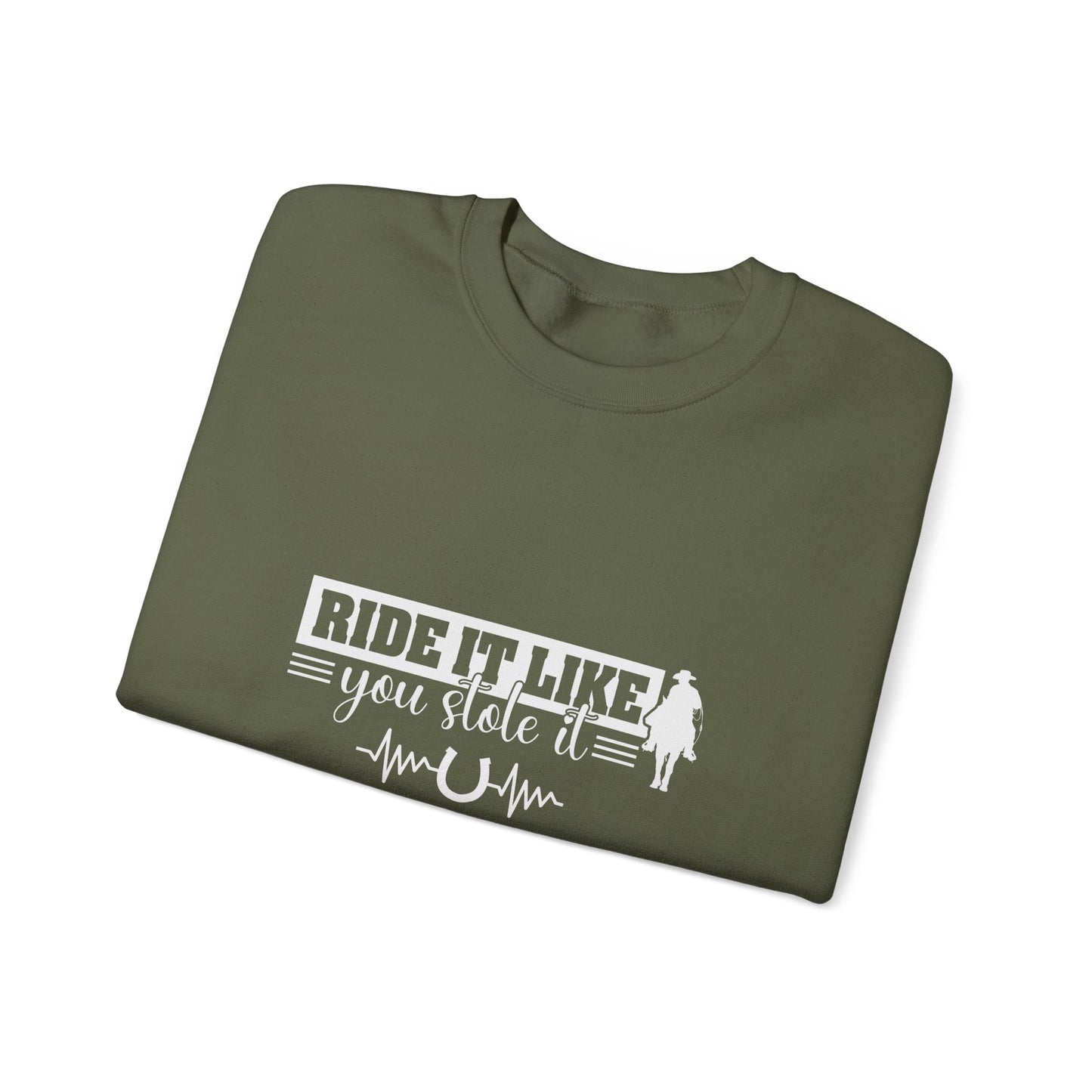 Ride it Like you Stool it Crewneck Sweatshirt