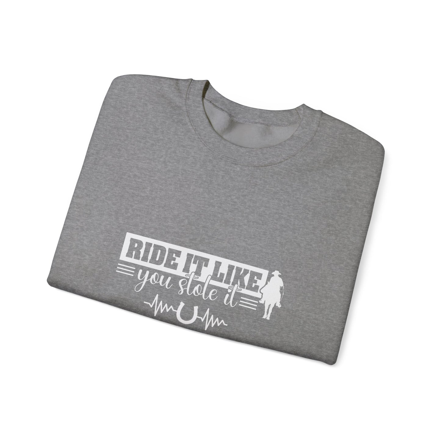 Ride it Like you Stool it Crewneck Sweatshirt