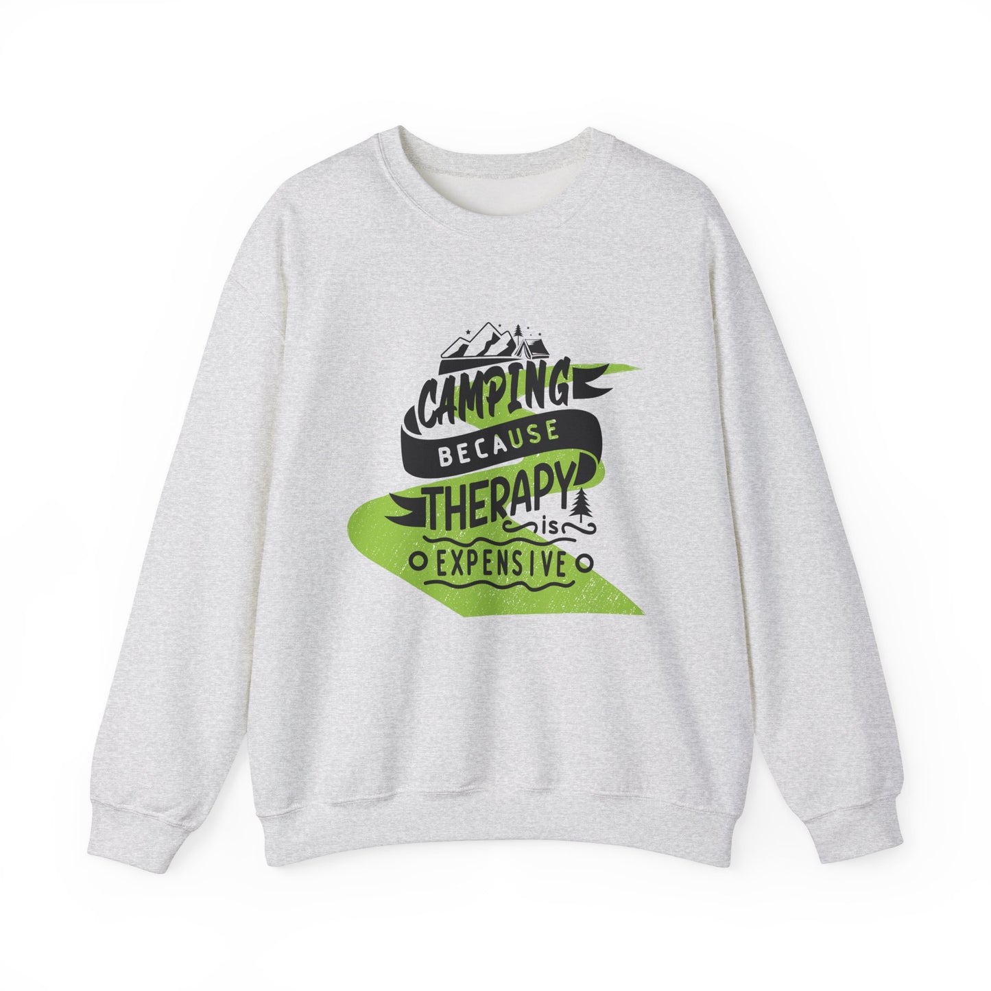 Camping Therapy Unisex Crewneck Sweatshirt