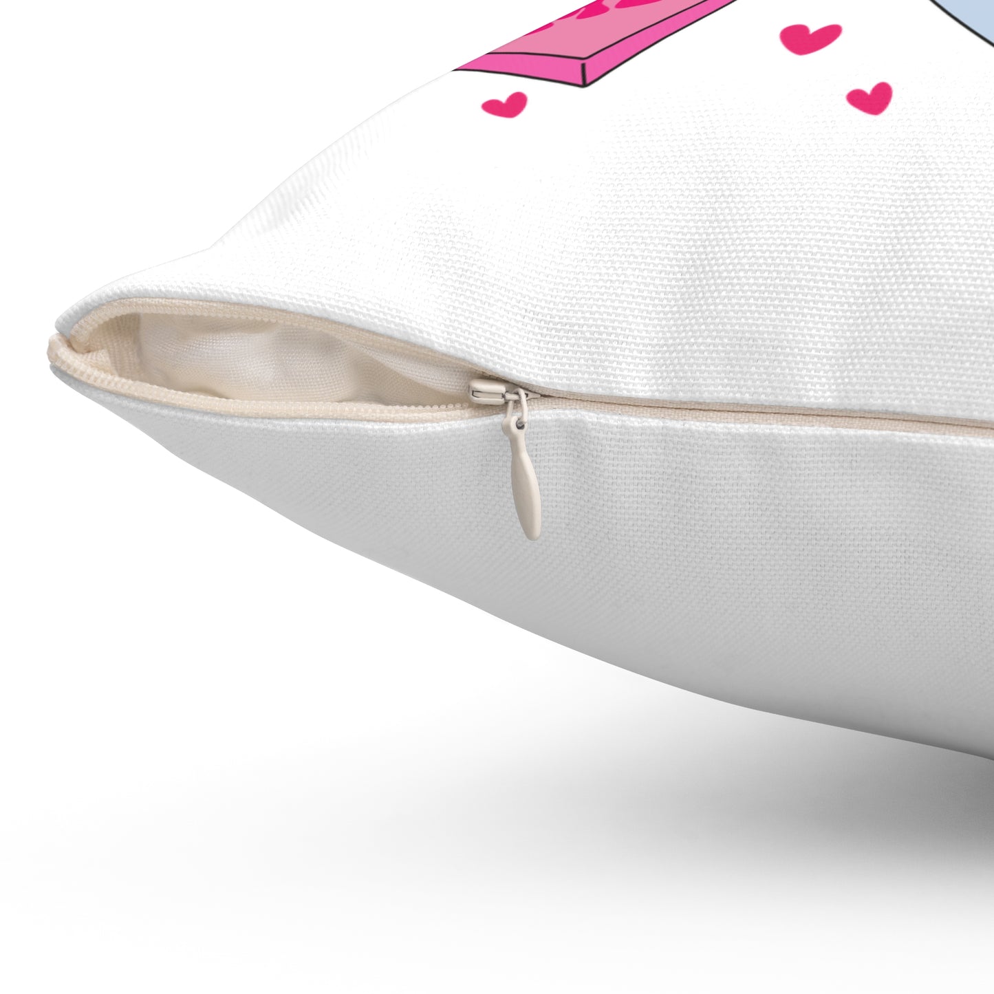 Candy Heart's Throw Pillow