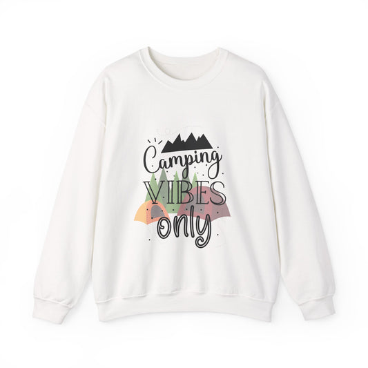 Camping Vibes Only Unisex Crewneck Sweatshirt