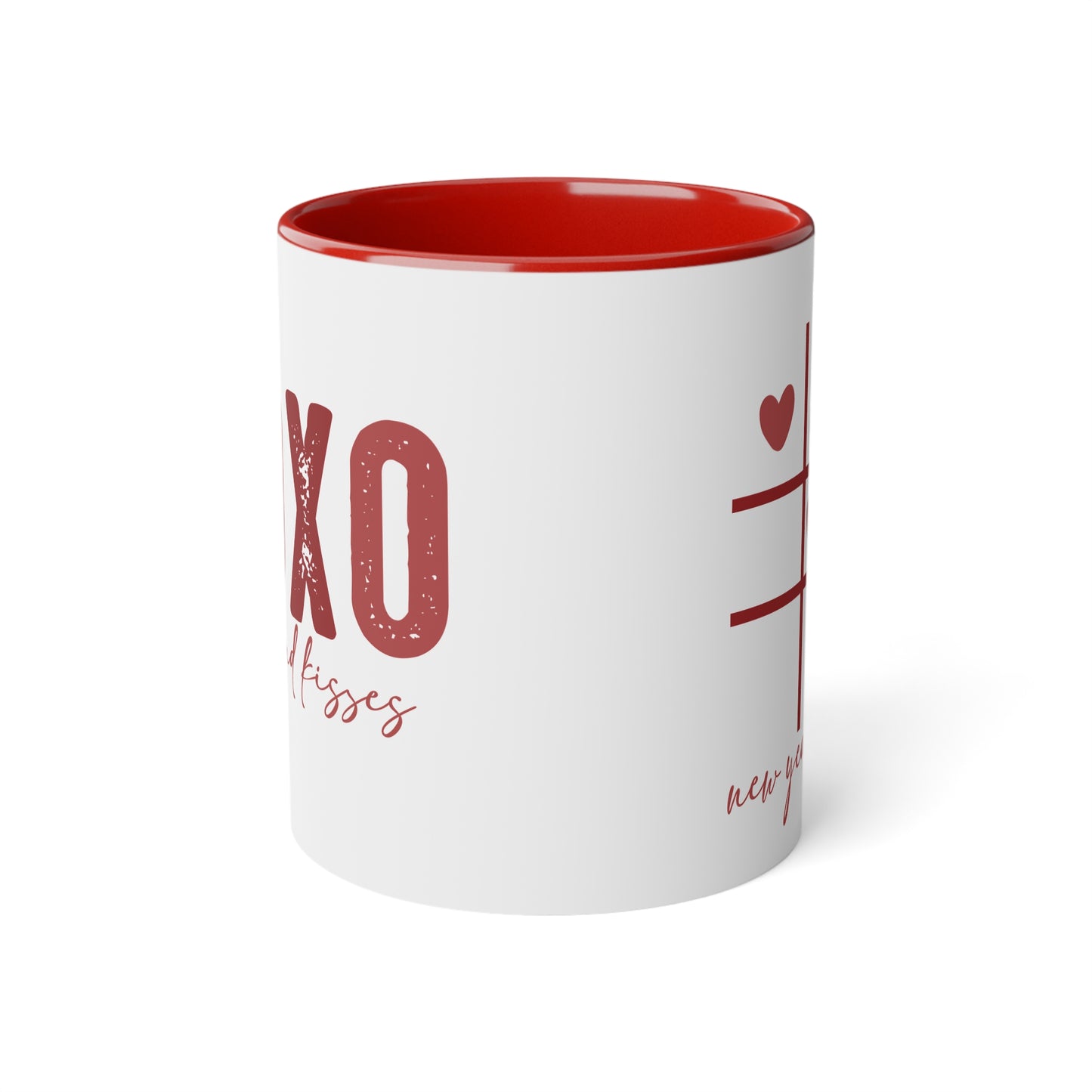 XOXO Hugs and Kisses Accent Mug, 11oz