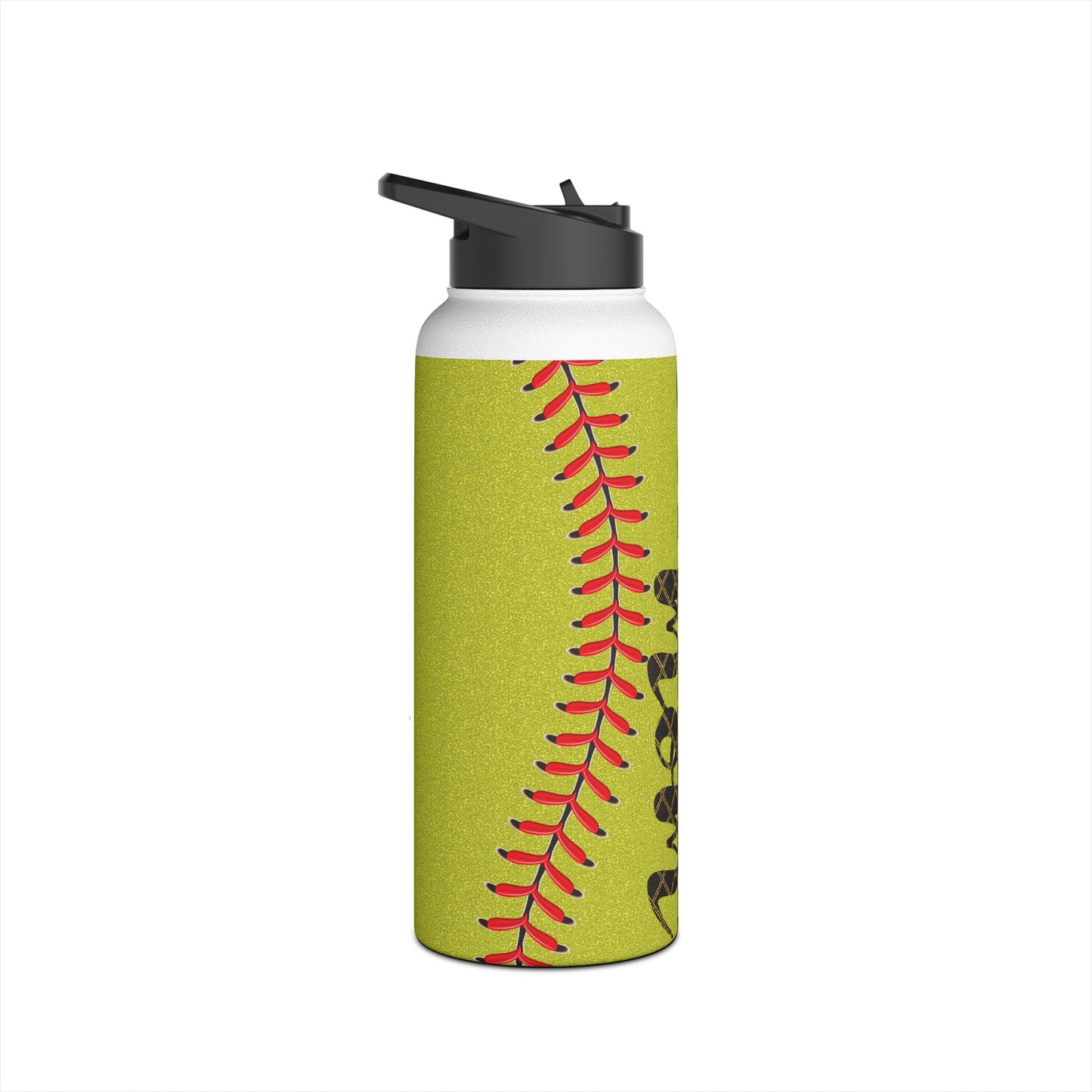 Softball Mom Stainless Steel Water Bottle - Perfect Gift for Sports Moms