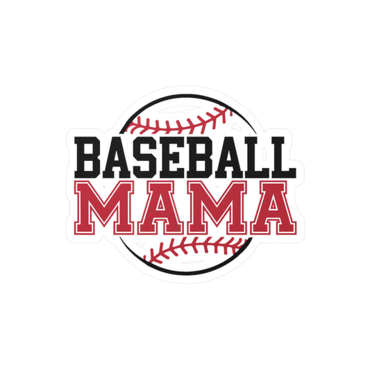 Baseball Mama Vinyl Stickers - Perfect for Sporty Moms!
