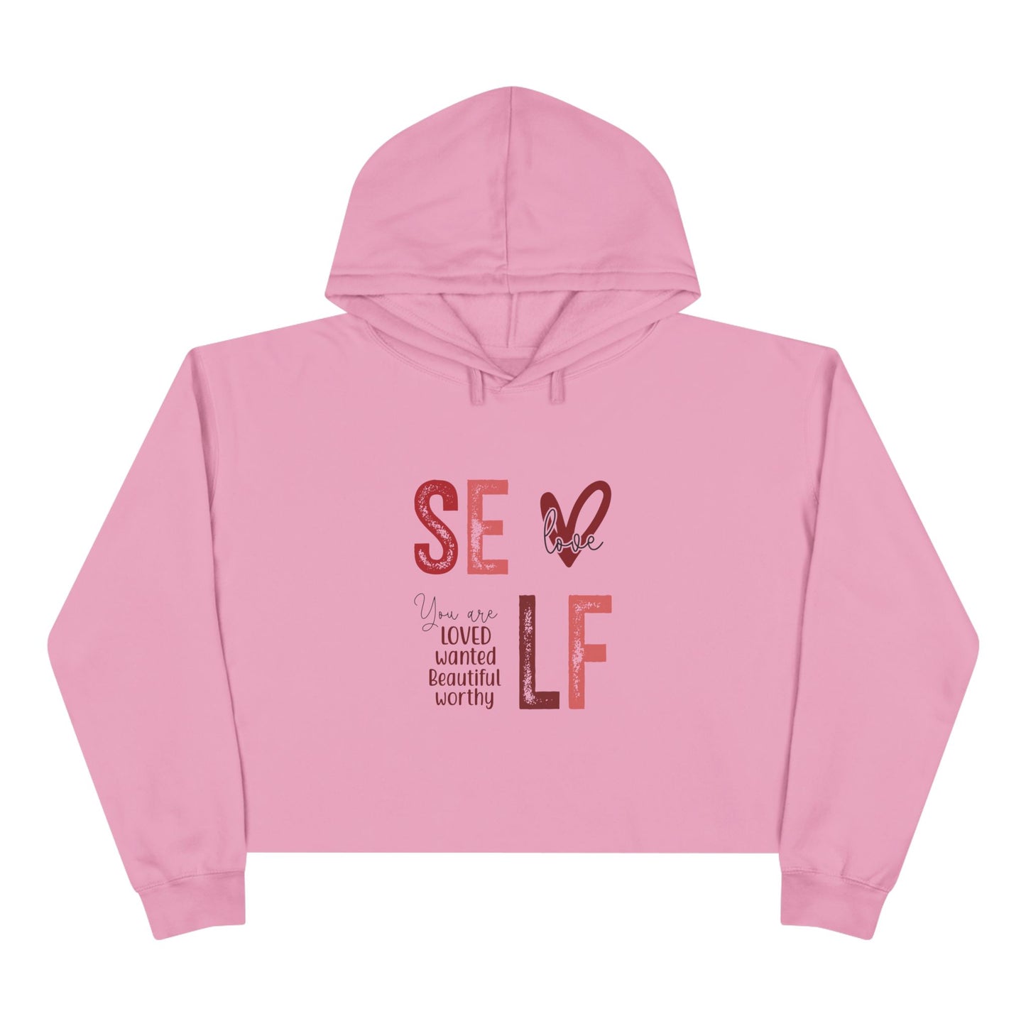 Self Love Crop Hoodie