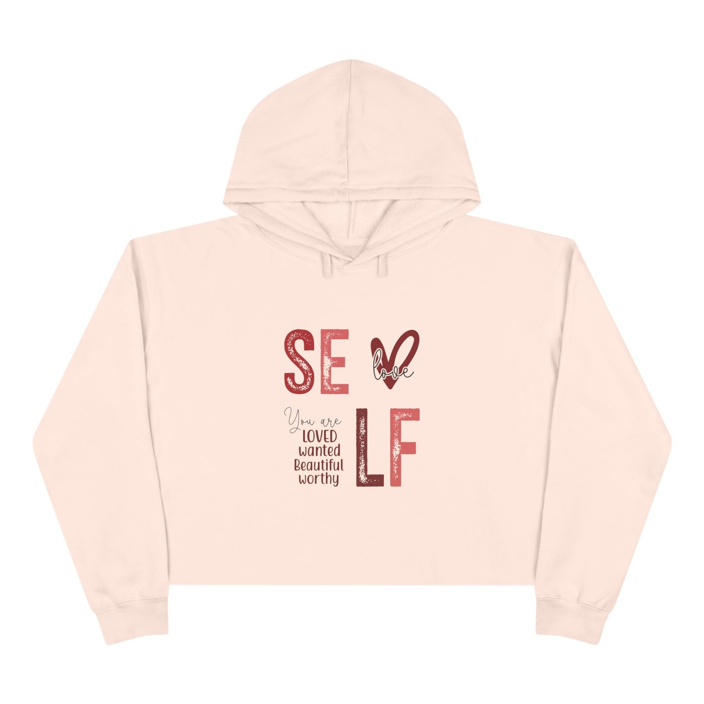 Self Love Crop Hoodie