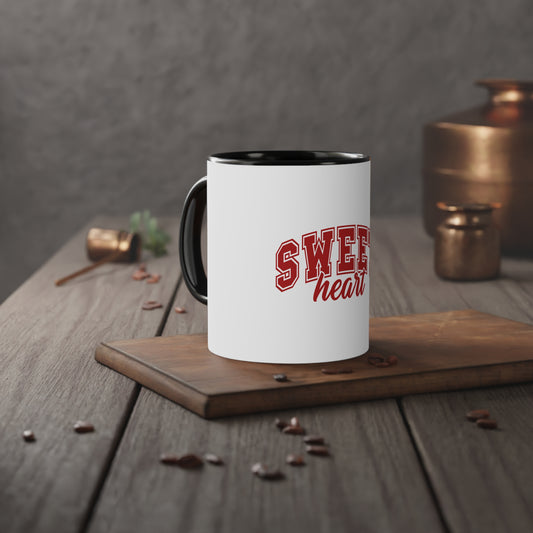 Sweet Heart Accent Mug, 11oz