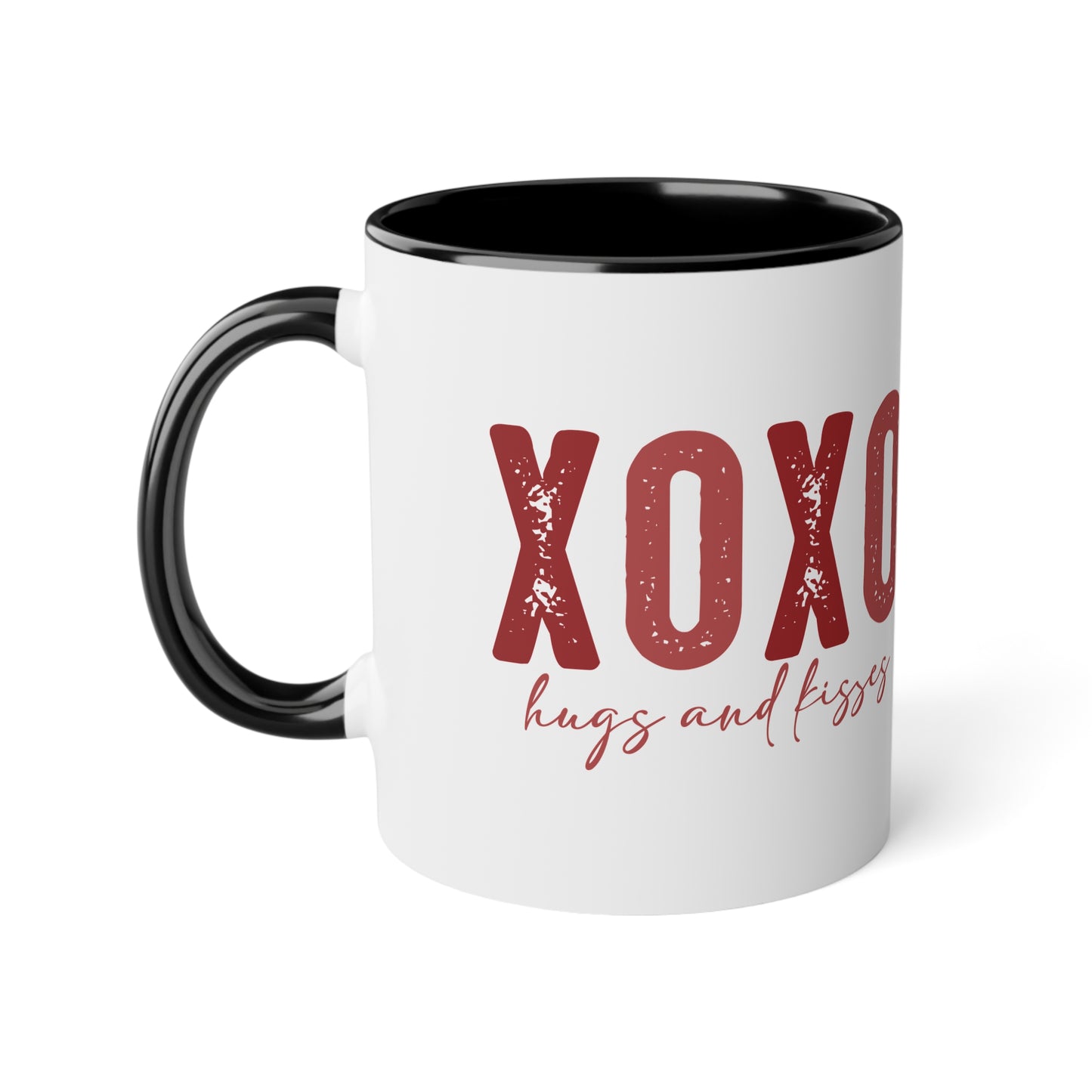 XOXO Hugs and Kisses Accent Mug, 11oz